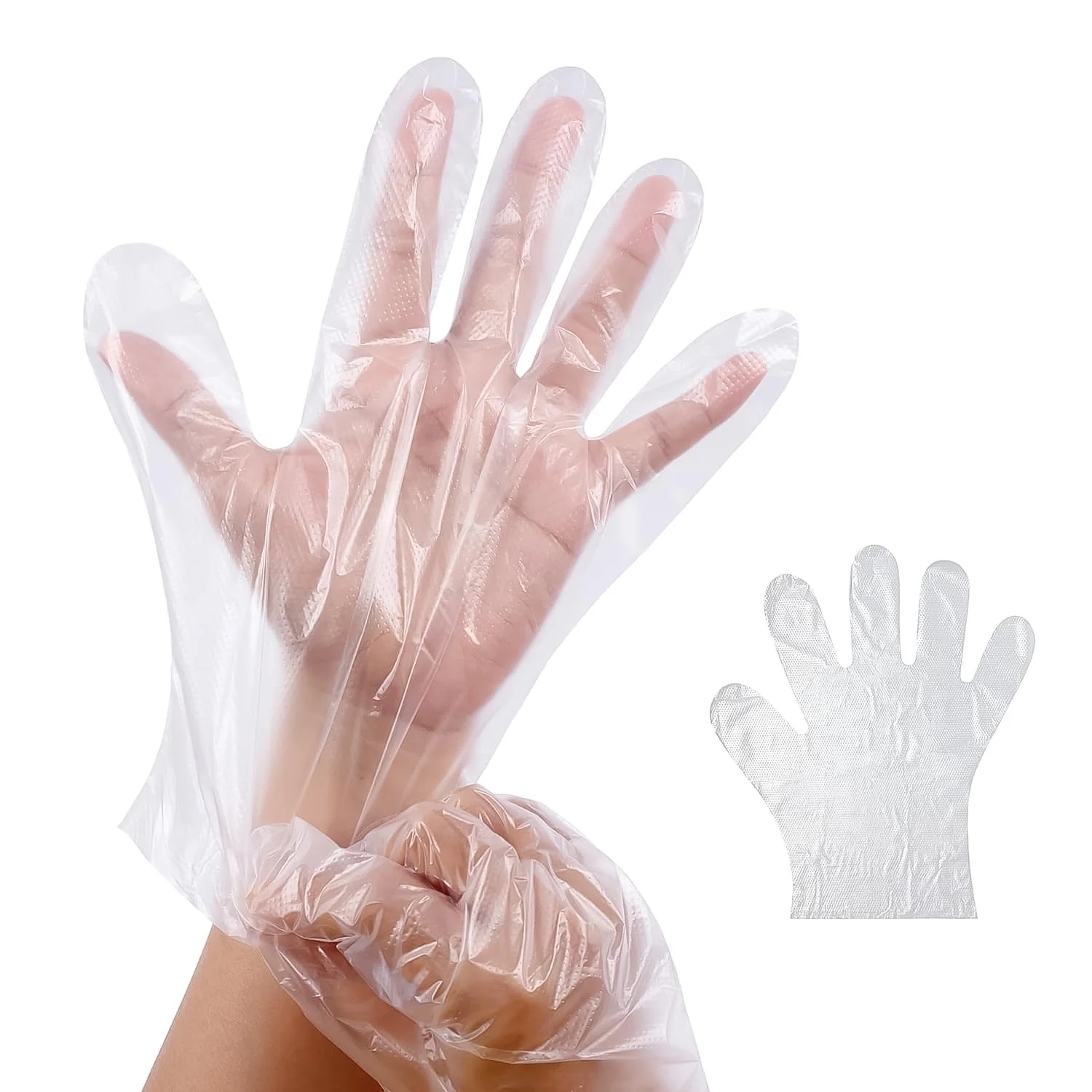 Eco-Friendly Kitchen Hand Gloves, Disposable hand gloves, Free size (100 Pc) - Image 5