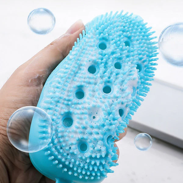 Silicone Bubble Bath SPA Super Soft Body Scrubbing Brush - Image 3