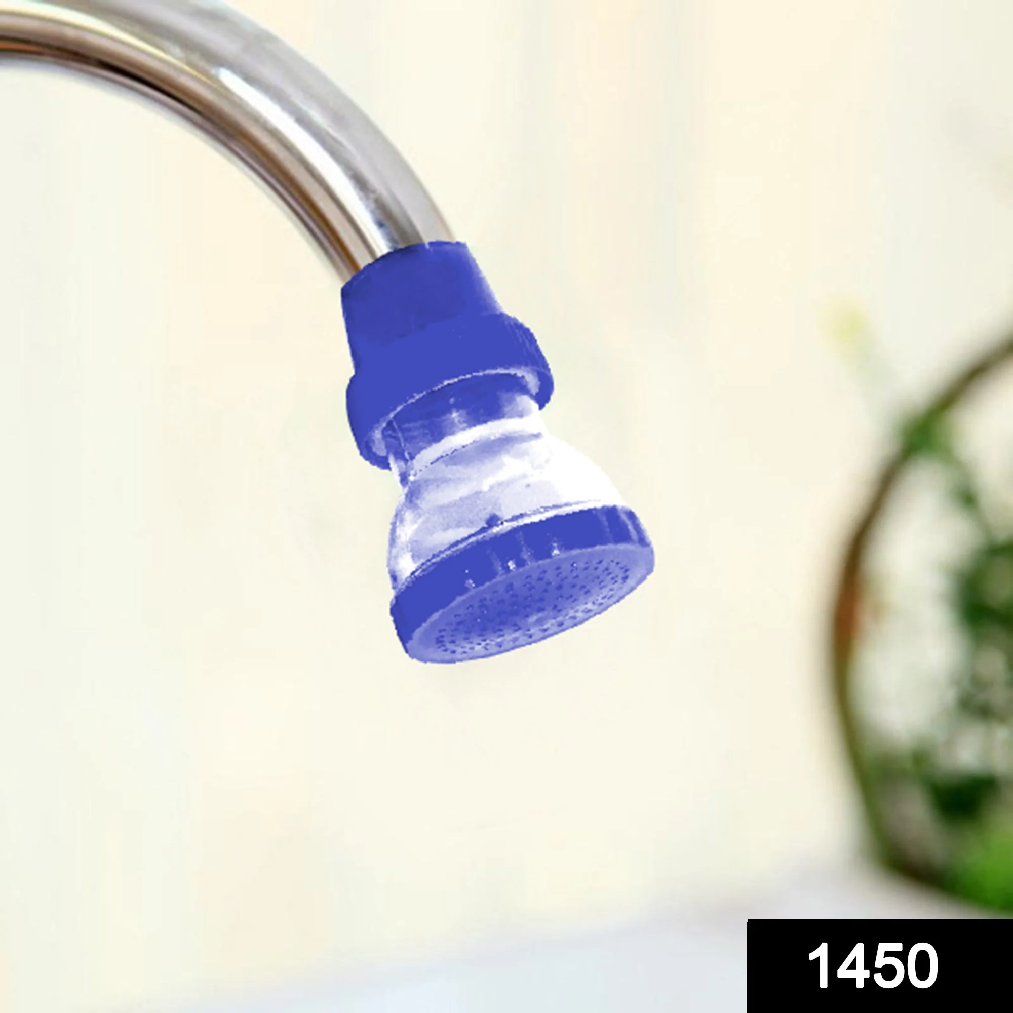 Small Plastic 360-Degree Shower Head Faucet - Image 2