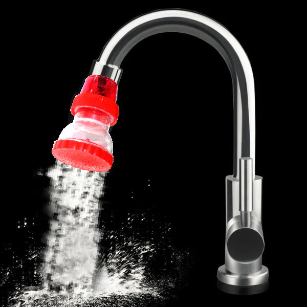 Small Plastic 360-Degree Shower Head Faucet - Image 4