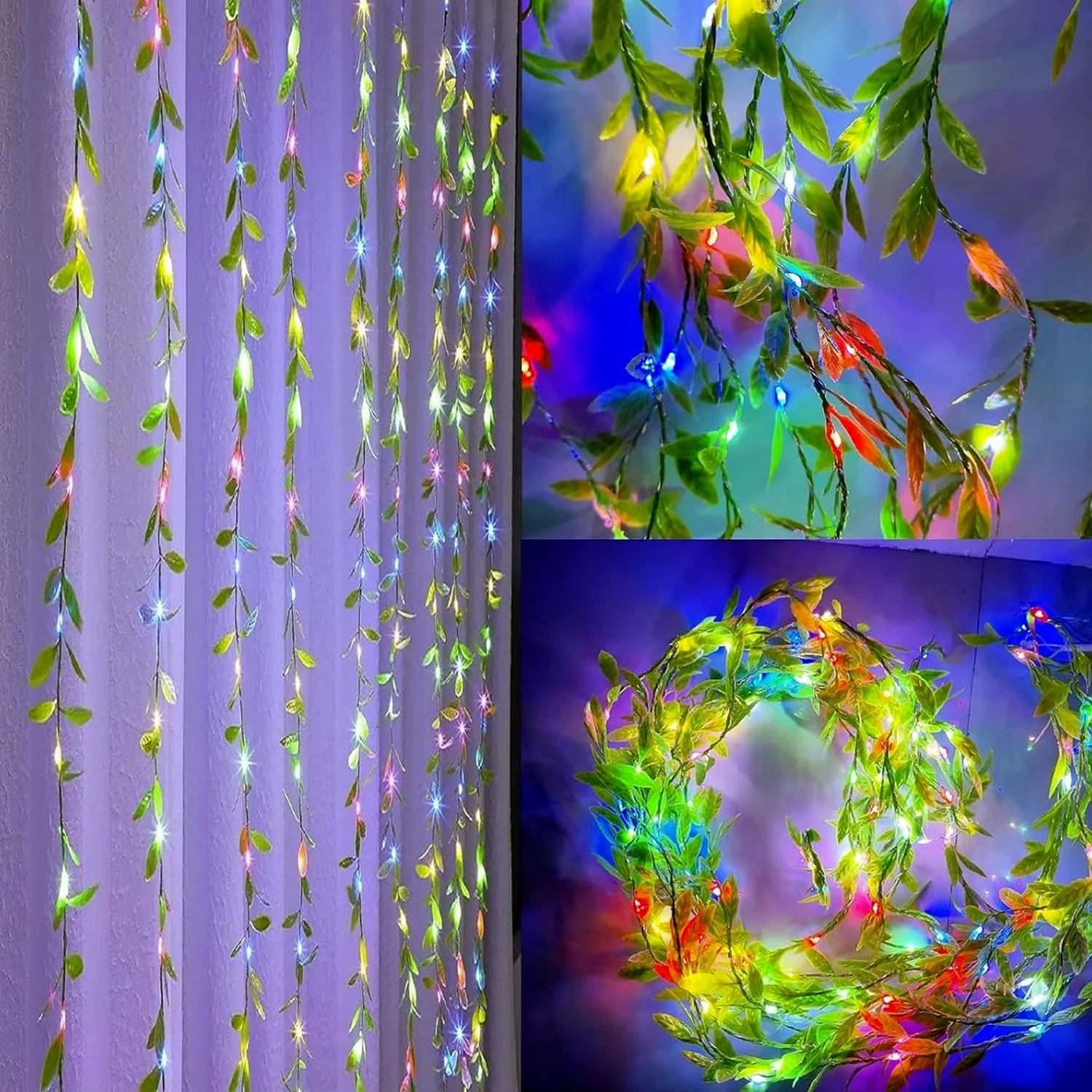 Decorative LED Leaf String Light Approx 3 mtr (1 Pc) - Image 4