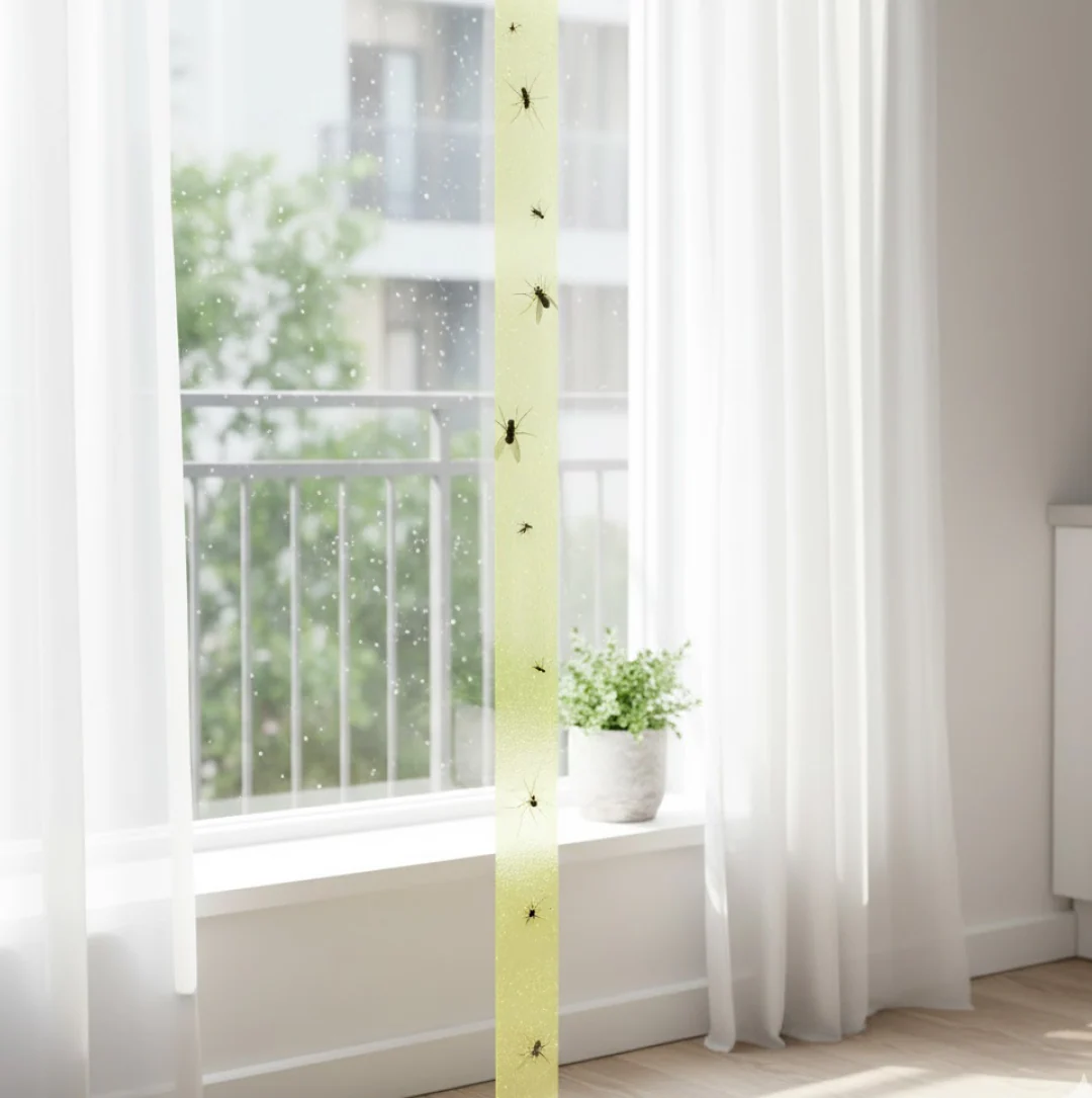 Fly, Mosquito & Insect Catcher Adhesive Sticky Glue Strips - Image 8