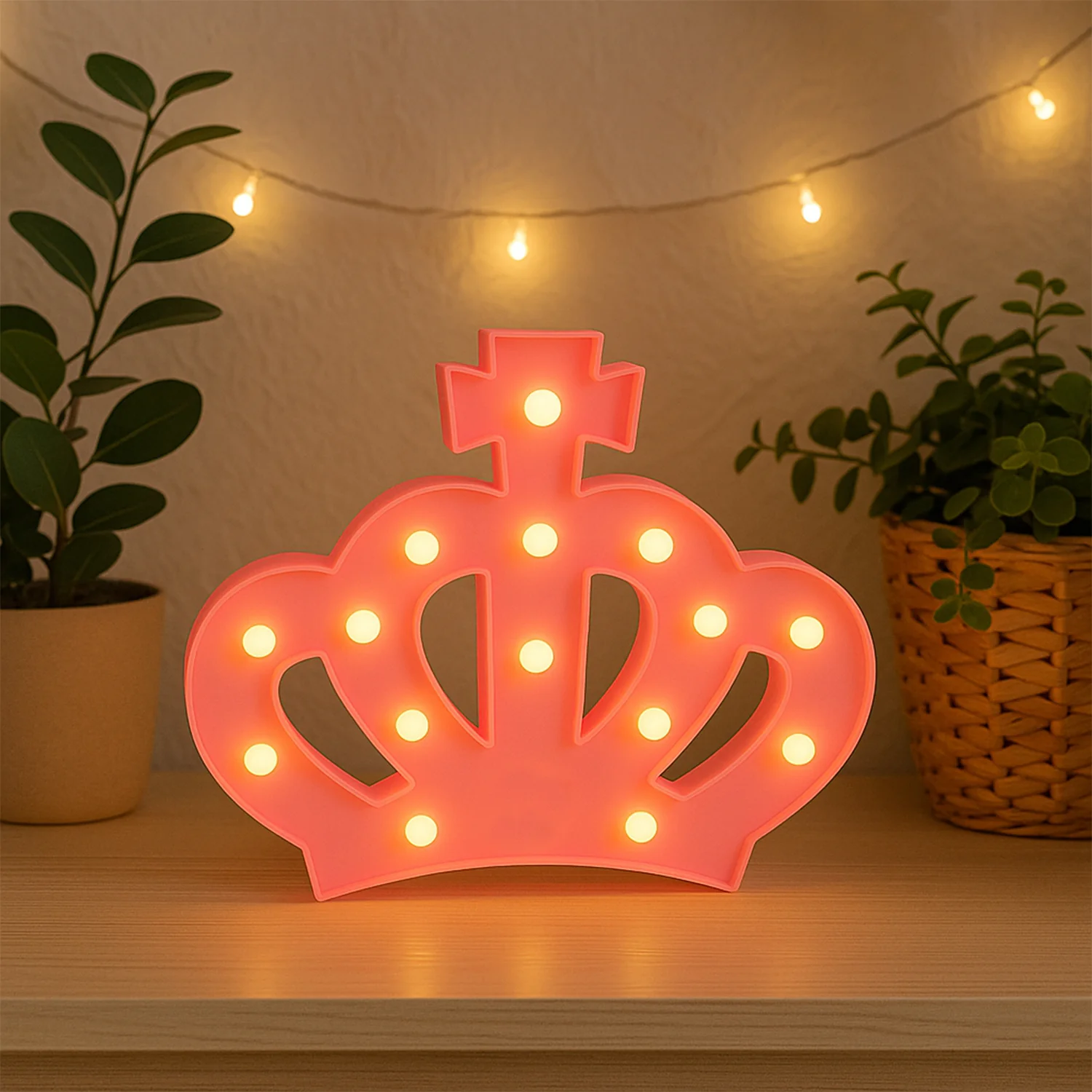 Crown Shape LED Decorative Night Light (1 Pc) - Image 3