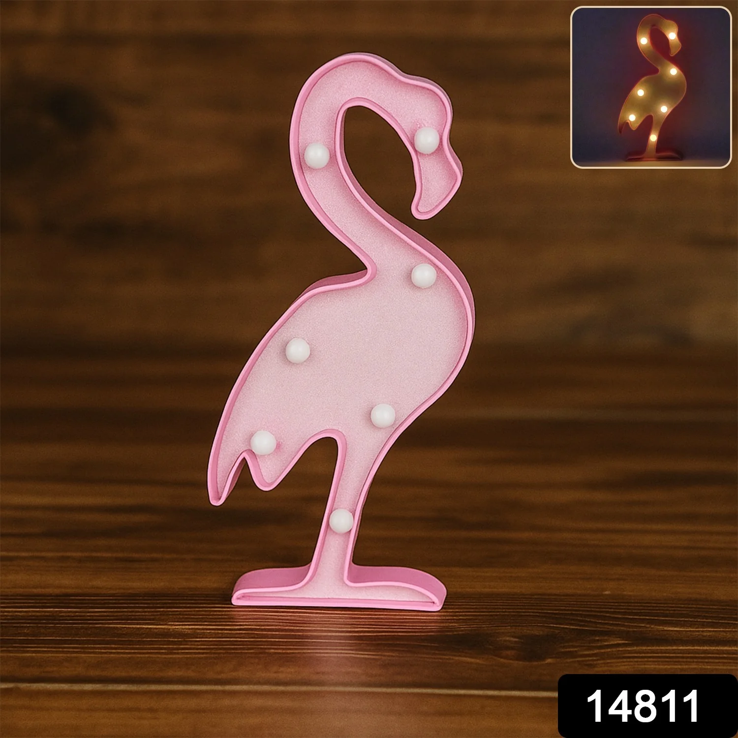 Flamingo Shape LED Decorative Night Light (1 Pc) - Image 2