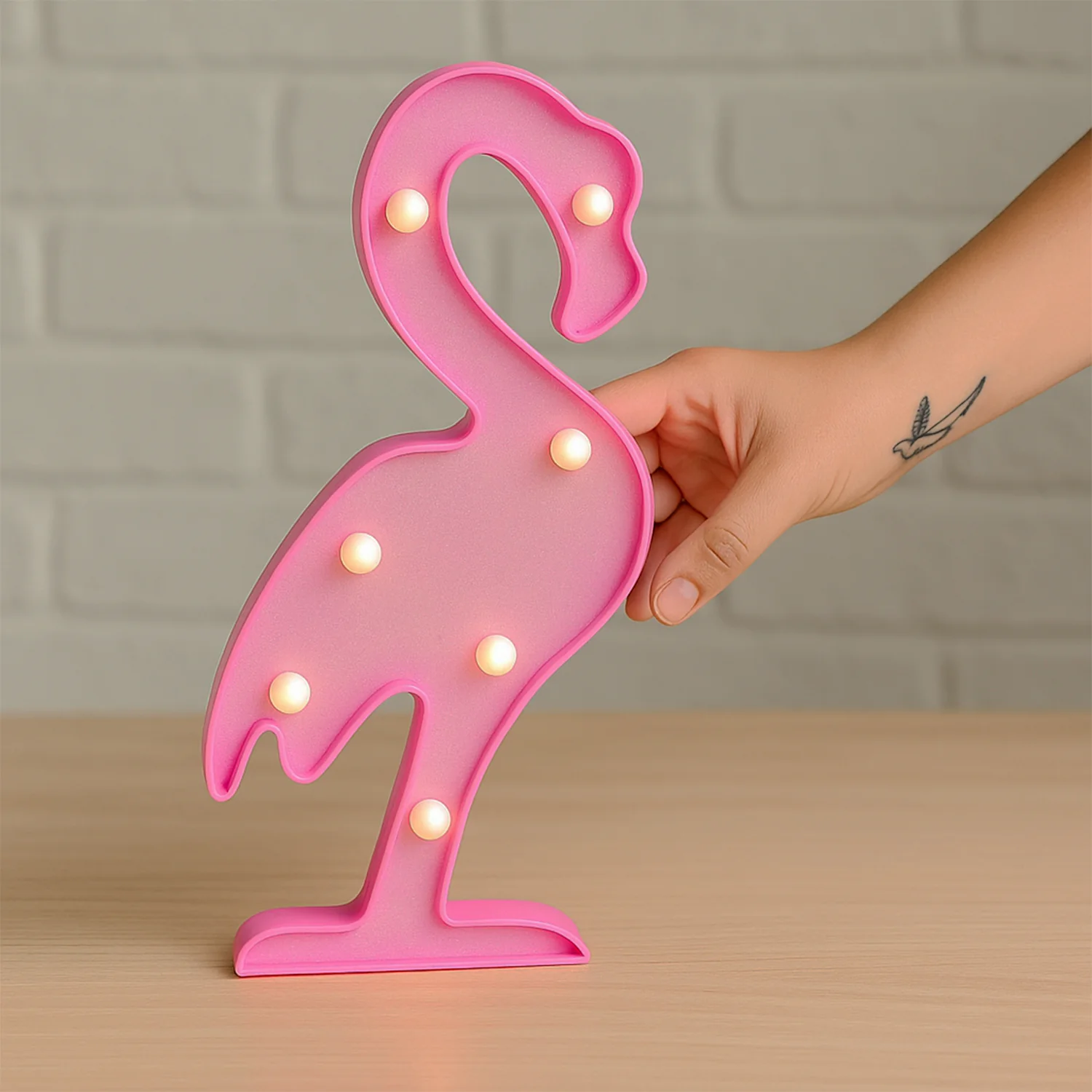 Flamingo Shape LED Decorative Night Light (1 Pc) - Image 4