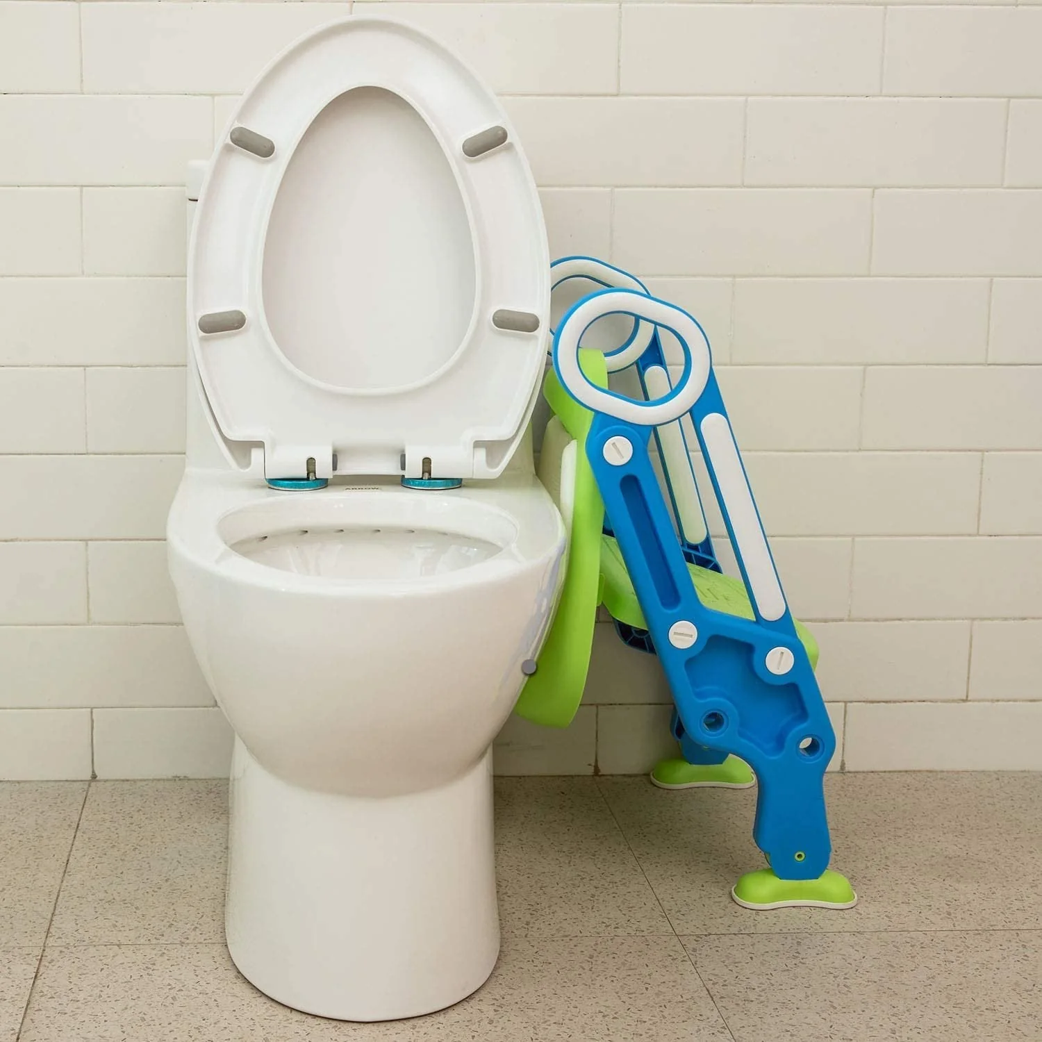 2 in 1 Training Foldable Ladder Potty Toilet Seat for Kids  ----- - Image 7