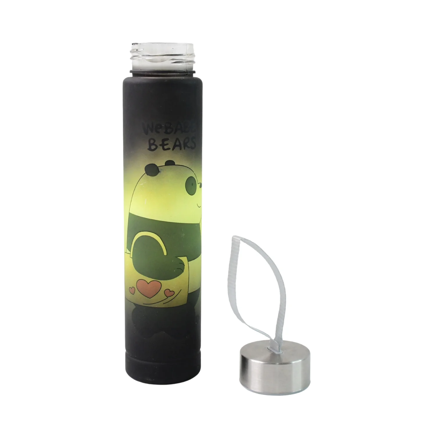 Cute Cartoon Printed Plastic Water Bottle (300 ML / 1 Pc) - Image 5