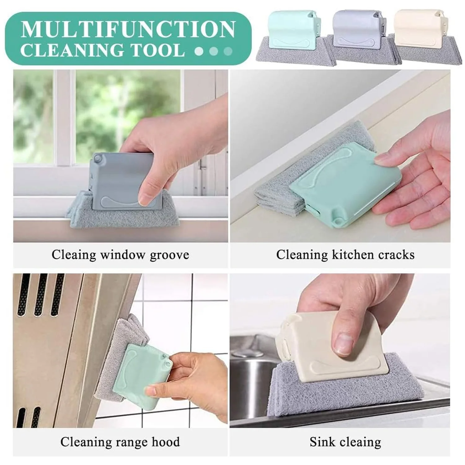Creative Window Groove Cleaning Brush, Hand-Held Cleaner Tools - Image 6