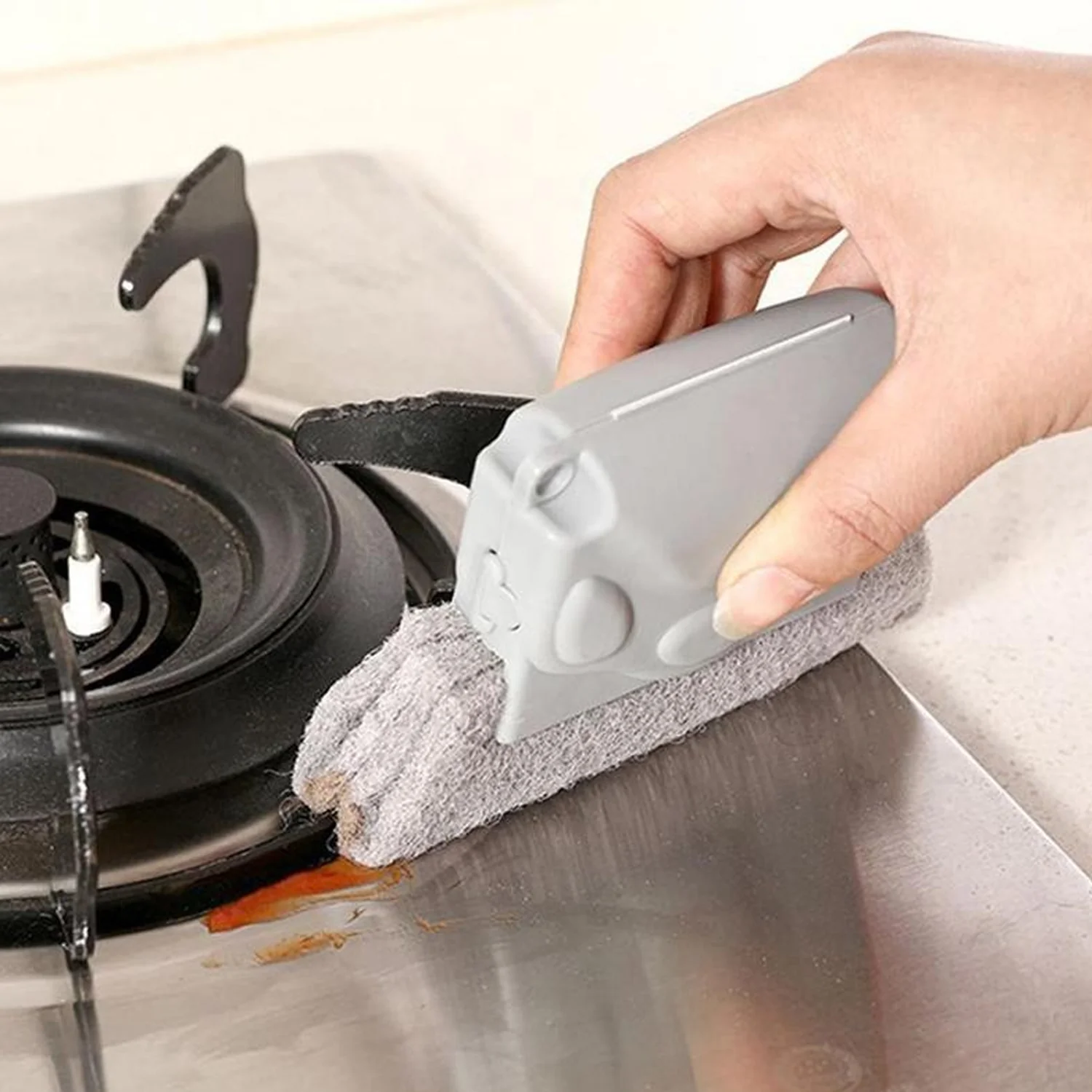 Window Groove Frame Cleaning Brush Door Track Dust Cleaner Tool - Image 3
