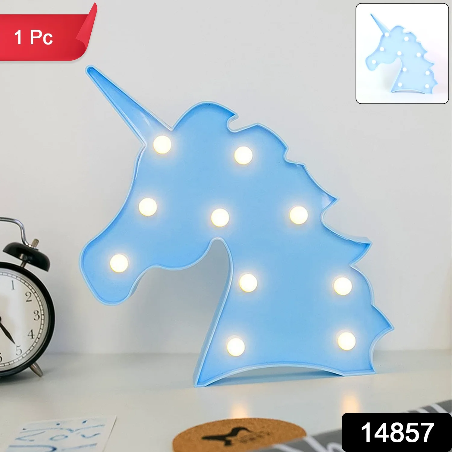 Unicorn Shaped LED Decorative Night Light (1 Pc) - Image 2