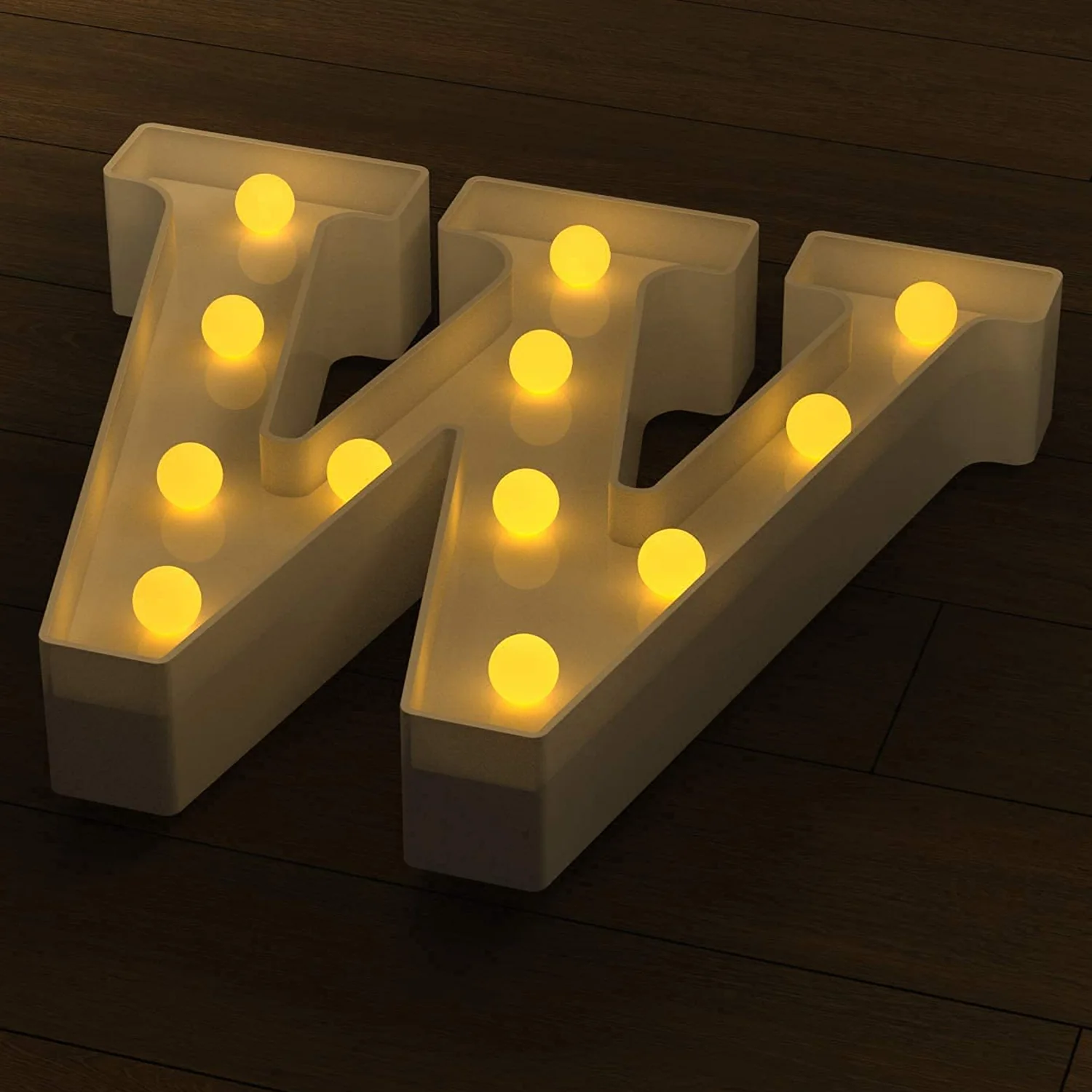 W Shaped LED Decorative Night Light (1 Pc) - Image 4