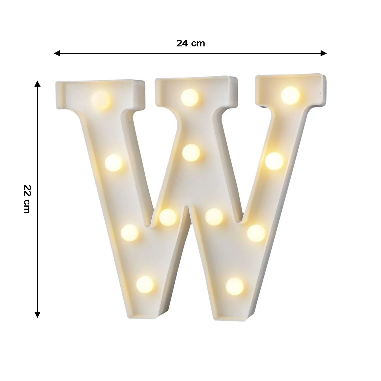 W Shaped LED Decorative Night Light (1 Pc) - Image 6