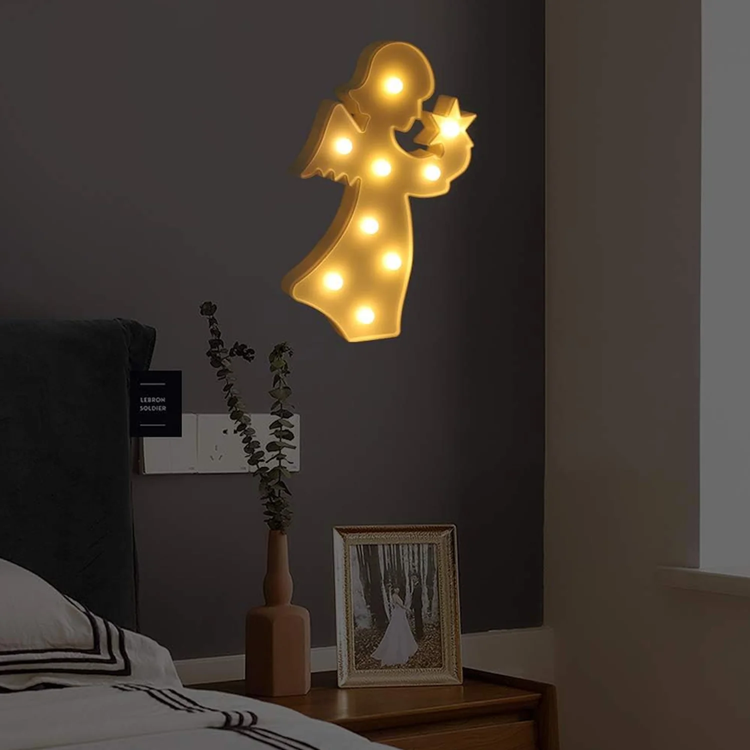 Angel Shaped LED Decorative Night Light (1 Pc) - Image 9