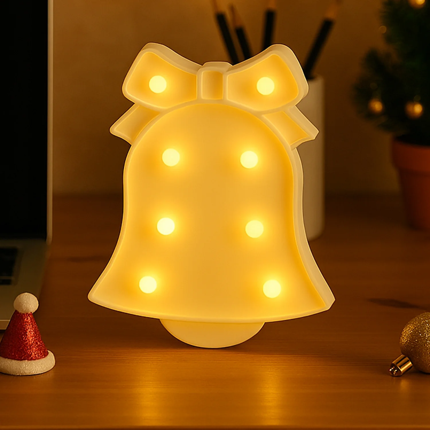 Bell Shaped LED Decorative Night Light (1 Pc) - Image 3