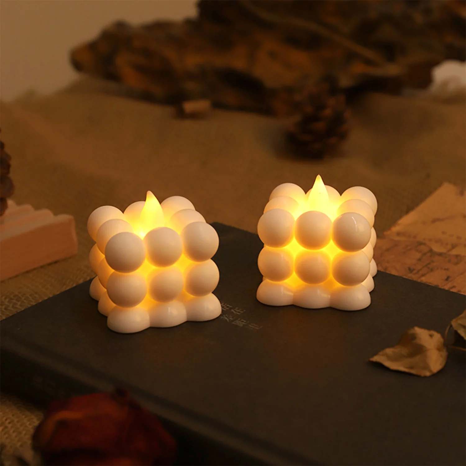 Decorative LED Bubble Candles (6 Pc / Set) - Image 7
