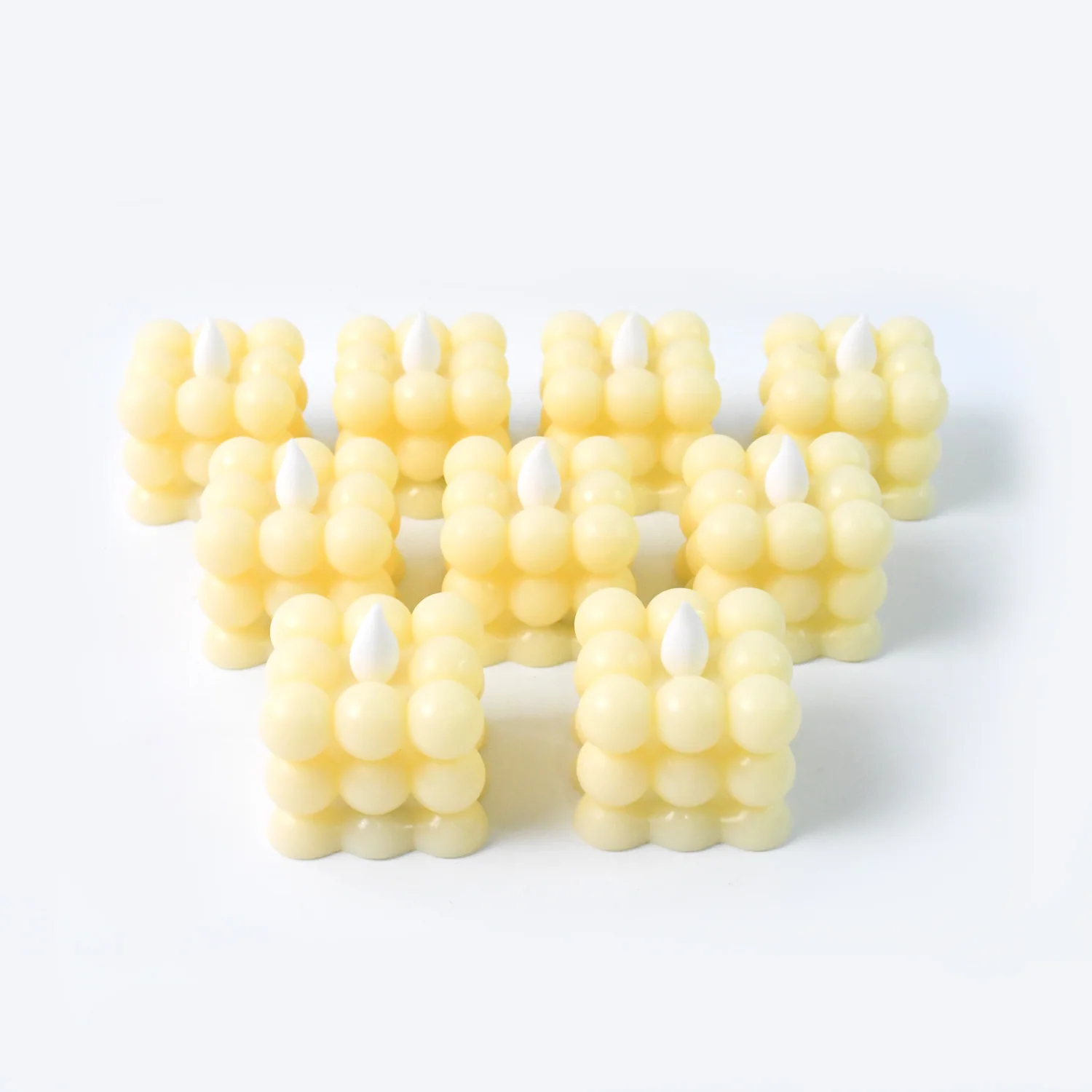 Decorative LED Bubble Candles (9 Pc / Set) - Image 5