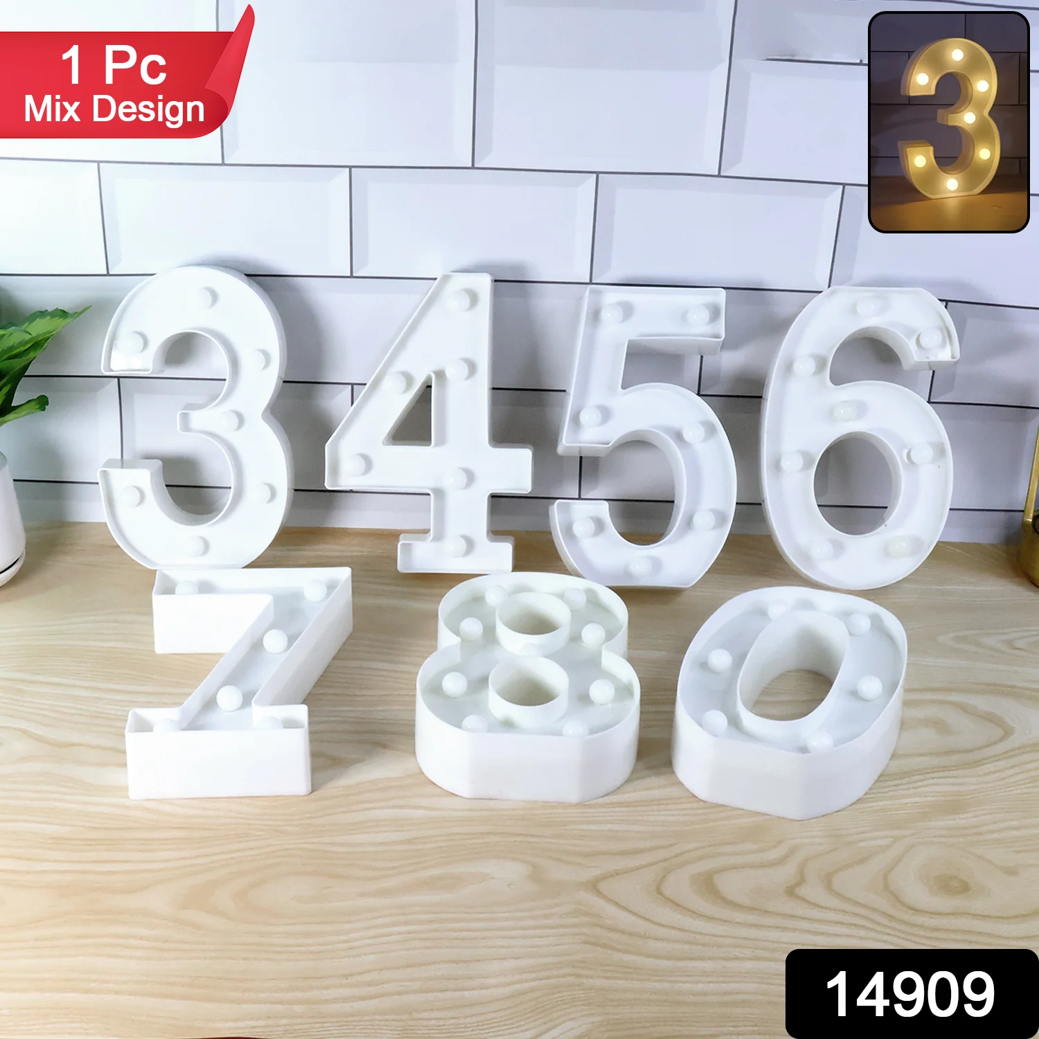 Mix Design LED Decorative Night Light (1 Pc) - Image 2