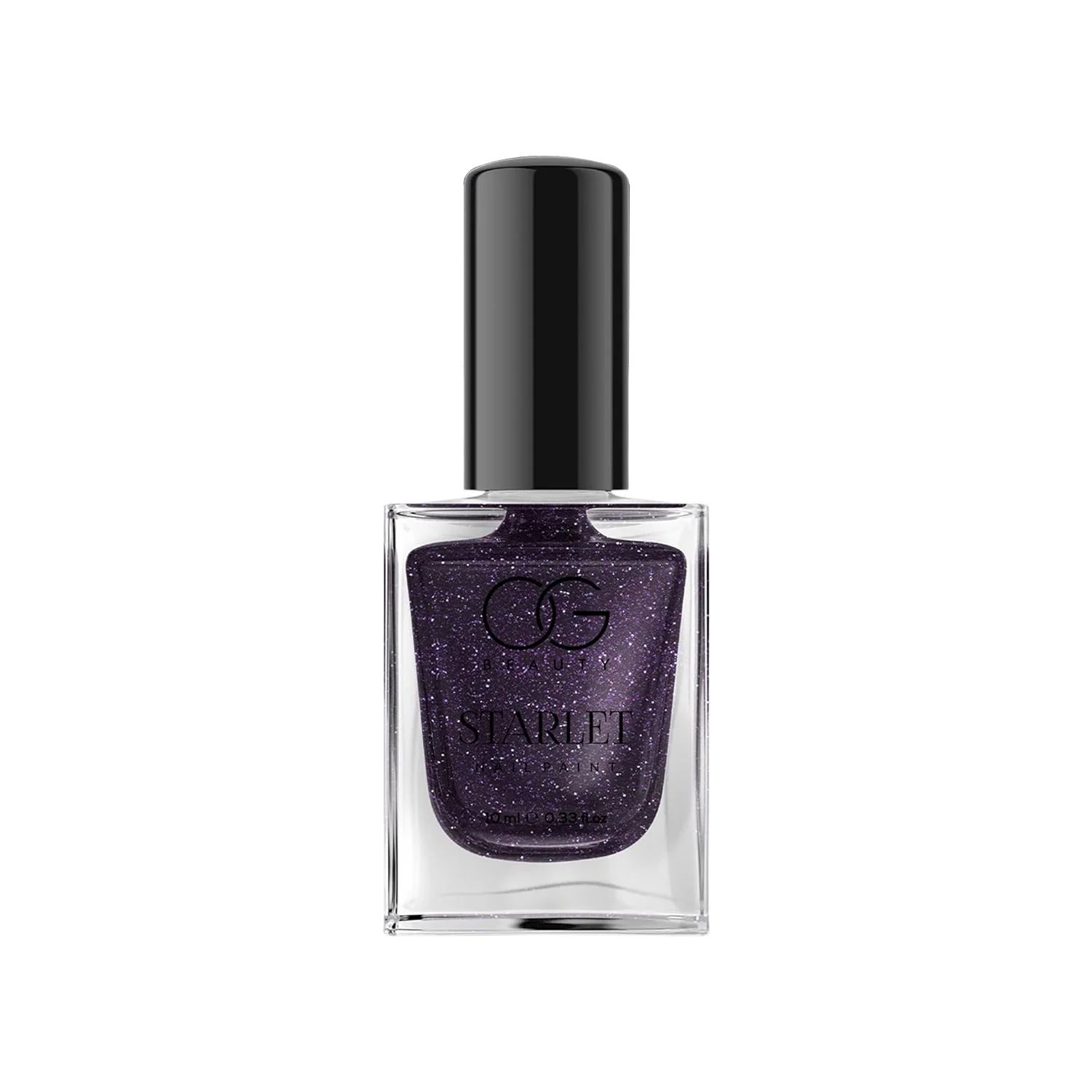 OG Beauty Purple Dazzle Starlet Glitter Nail Paint (10 ML / 1 Pc) - Image 5