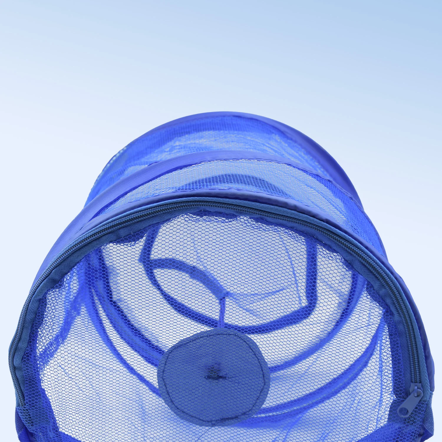 Mesh Up Laundry Hamper Foldable Portable Dirty Clothes Basket for Bedroom Kids Room - Image 5