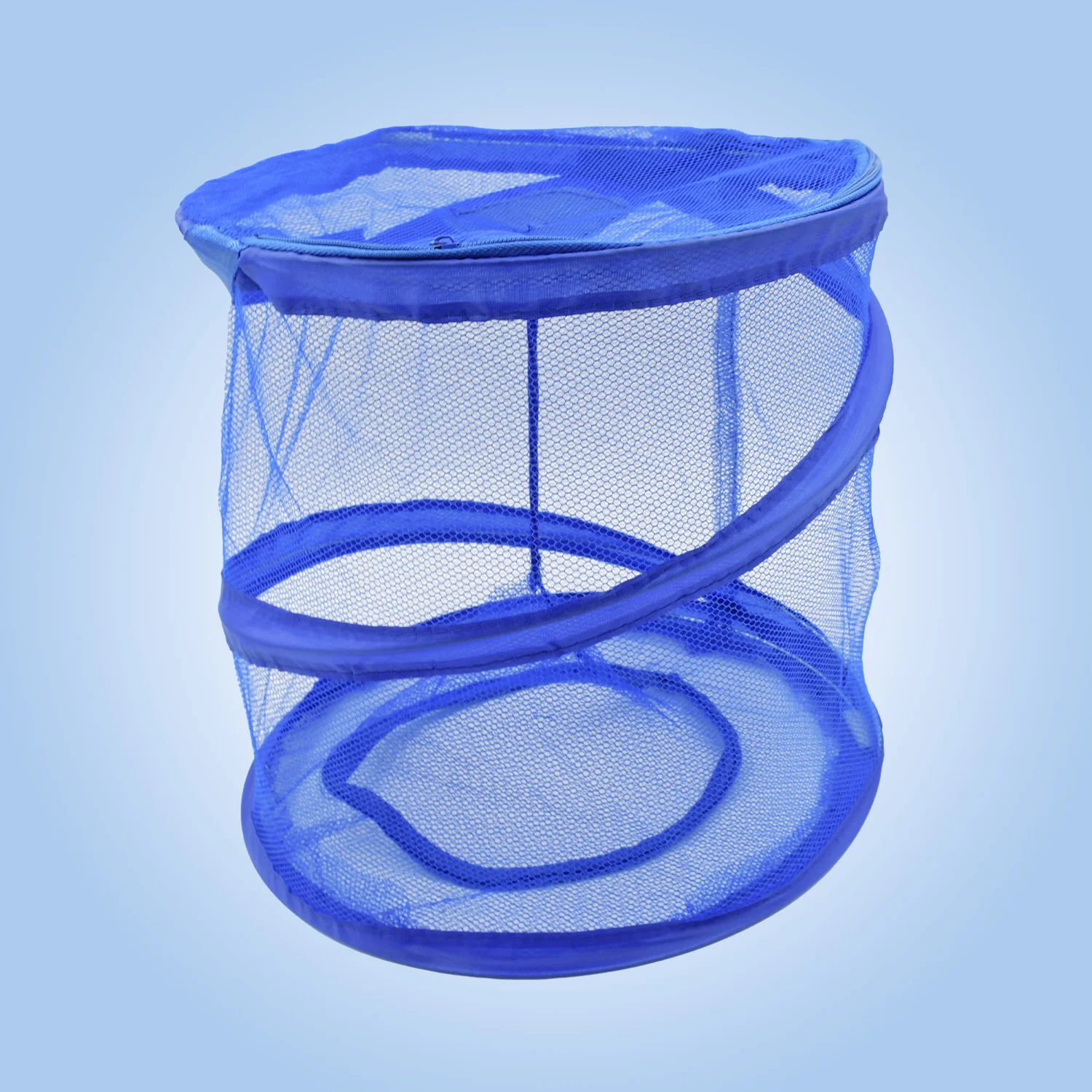 Mesh Up Laundry Hamper Foldable Portable Dirty Clothes Basket for Bedroom Kids Room - Image 8