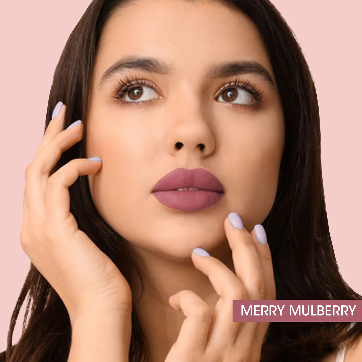 OG Beauty Merry Mulberry Moisture Lock Liquid Lipstick (4.5 ML / 1 Pc) - Image 6