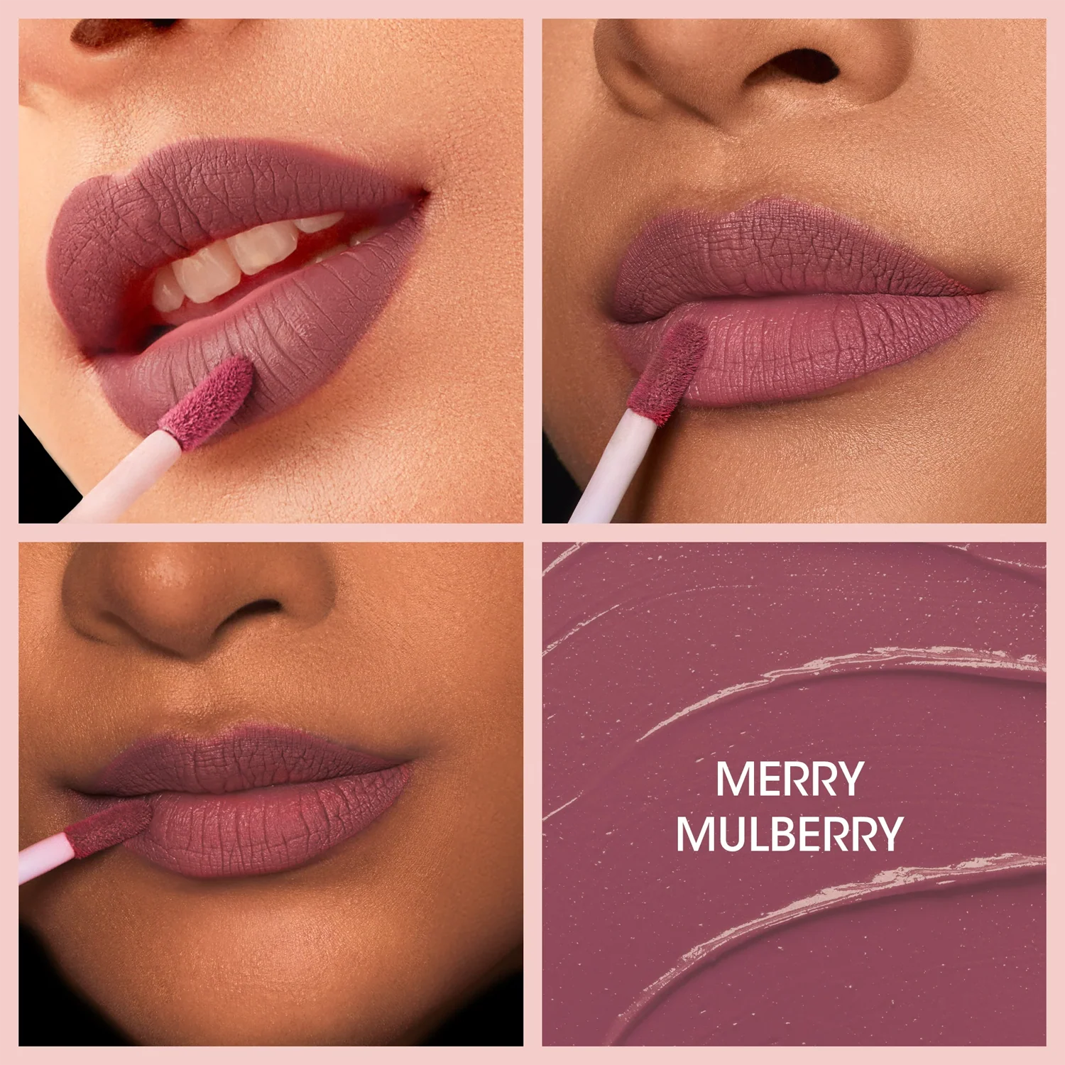 OG Beauty Merry Mulberry Moisture Lock Liquid Lipstick (4.5 ML / 1 Pc) - Image 7