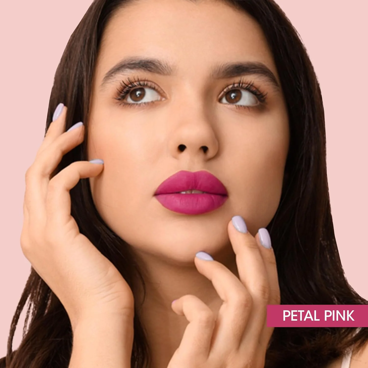OG Beauty Petal Pink Moisture Lock Liquid Lipstick (4.5 ML / 1 Pc) - Image 3