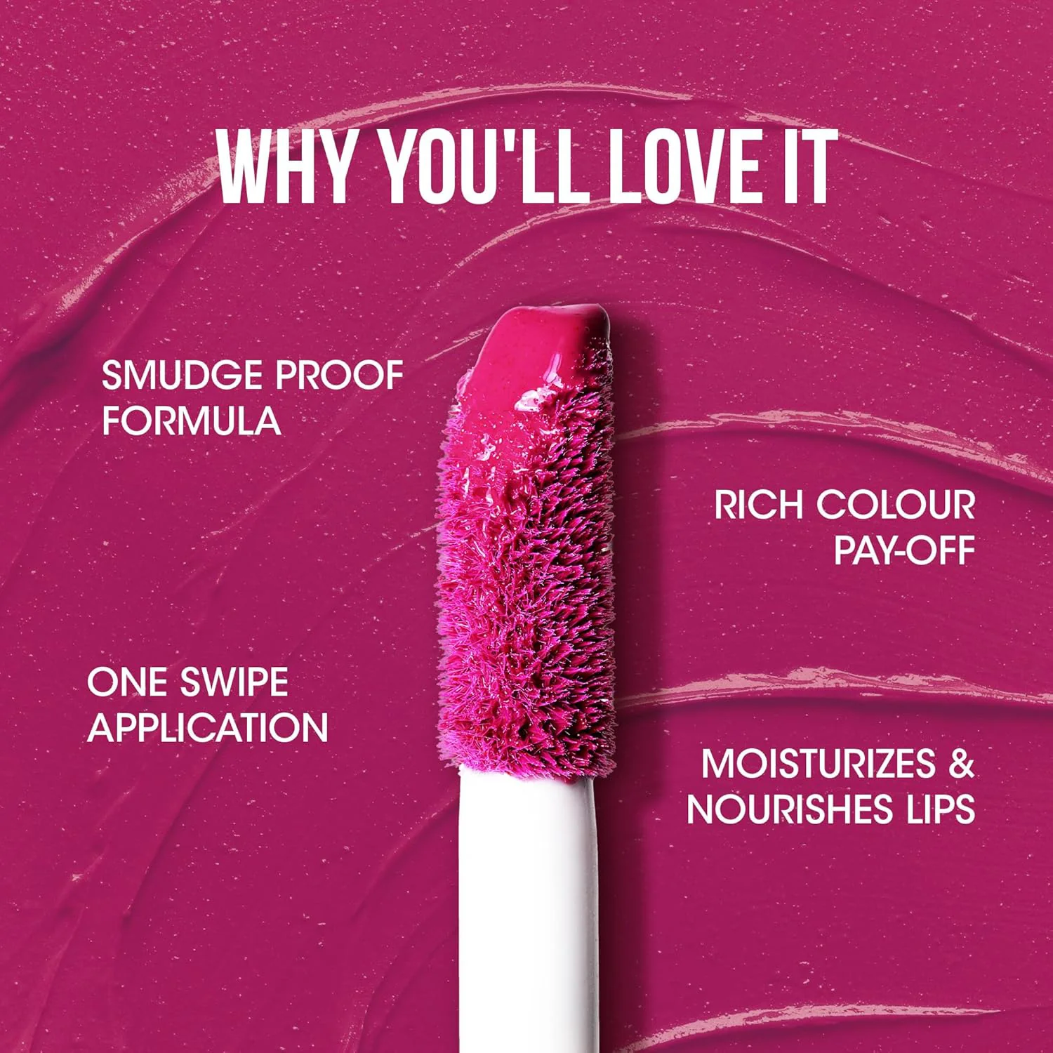 OG Beauty Petal Pink Moisture Lock Liquid Lipstick (4.5 ML / 1 Pc) - Image 6