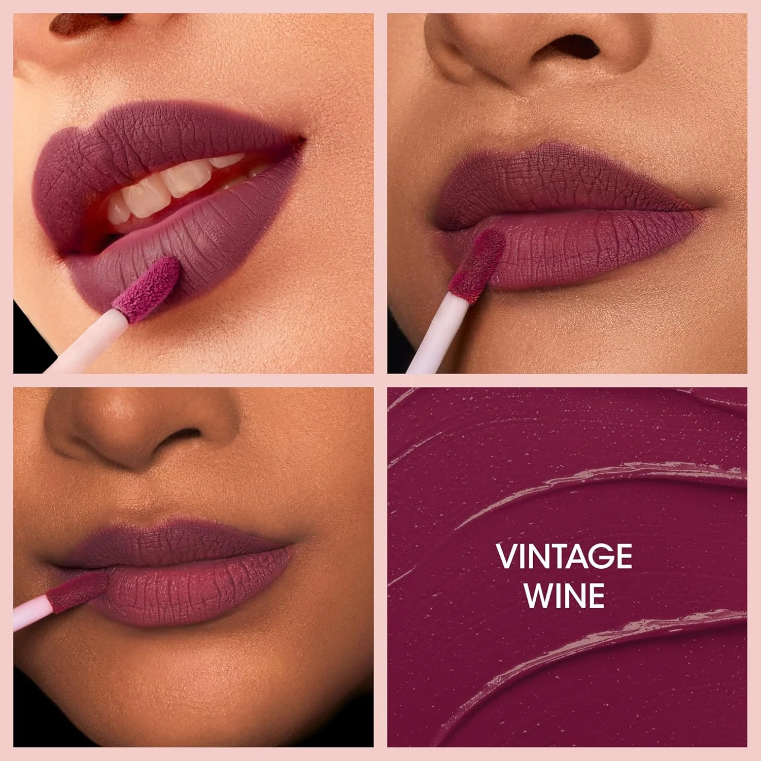 OG Beauty Vintage Wine Moisture Lock Liquid Lipstick (4.5 ML / 1 Pc) - Image 6