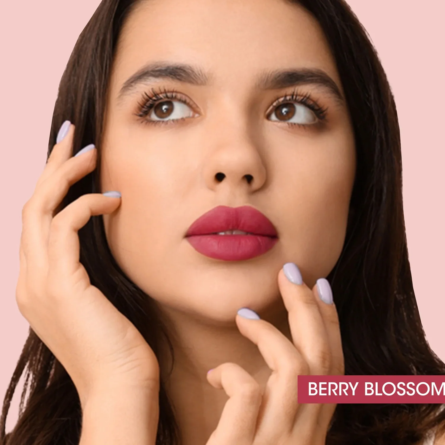 OG Beauty Berry Blossom Moisture Lock Liquid Lipstick (4.5 ML / 1 Pc) - Image 4
