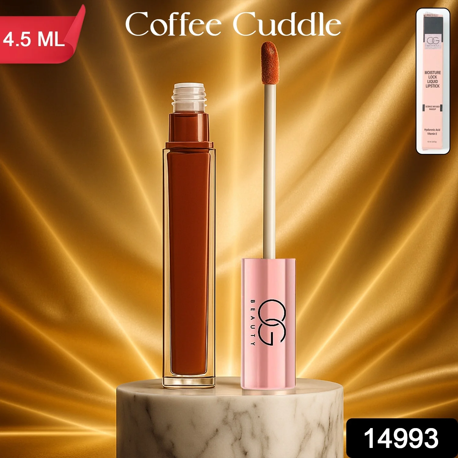 OG Beauty Coffee Cuddle Moisture Lock Liquid Lipstick (4.5 ML / 1 Pc) - Image 2