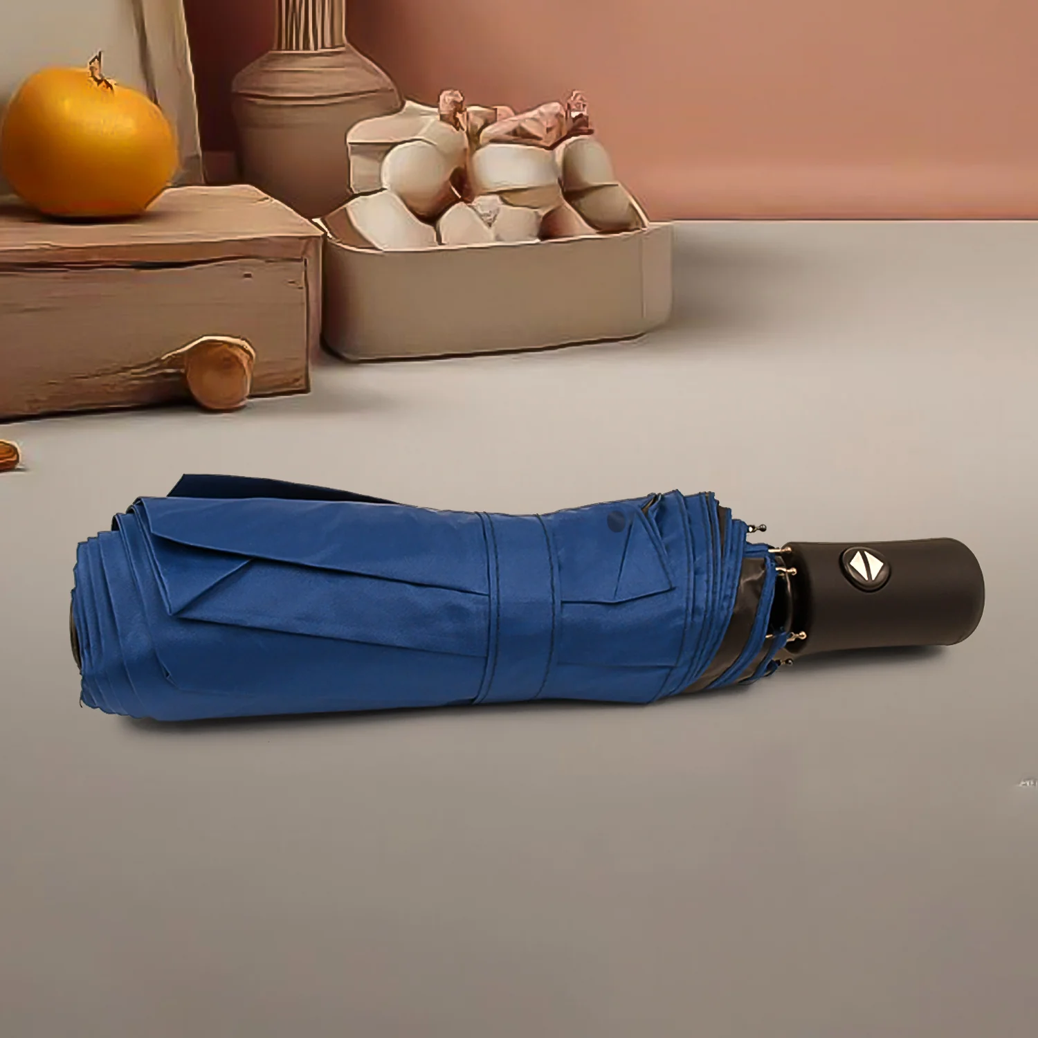 2-Fold Manual Open Umbrella (Umbrella With Case / 1 Set / Mix Color) - Image 3
