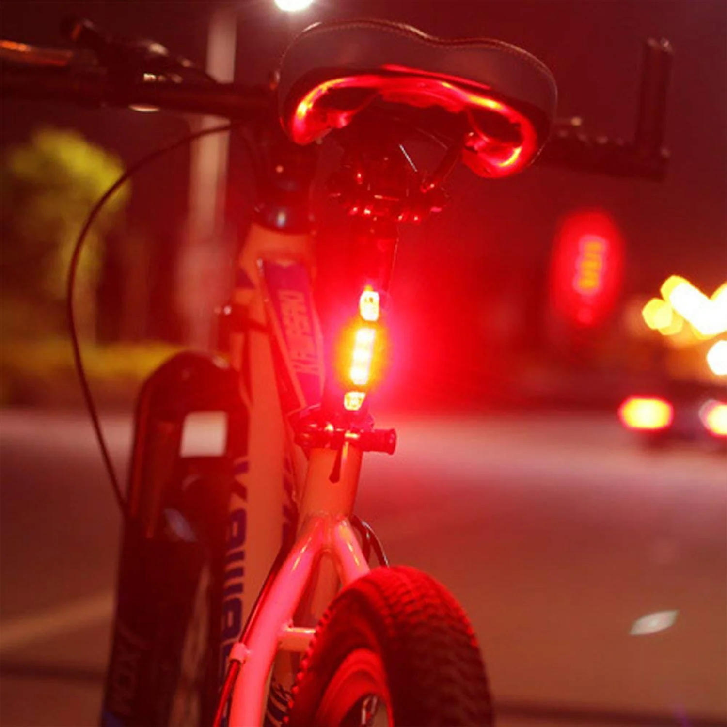 Combo of Bicycle LED USB Rechargeable Head Light and Tail Light (2 Pc Set) - Image 4
