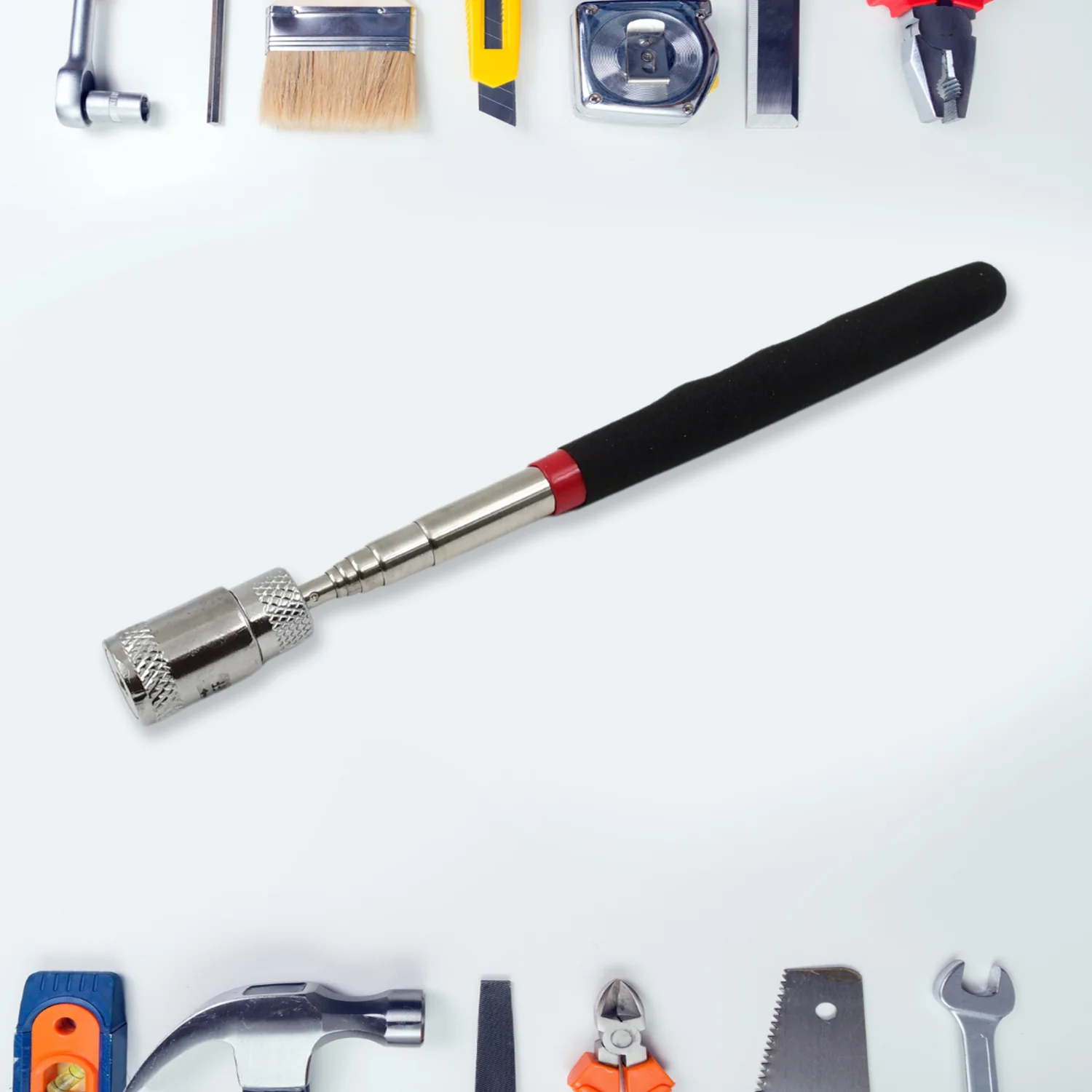 1 Pc Telescopic Pick up Tool Magnetic Mini LED Magnet Tool - Image 4