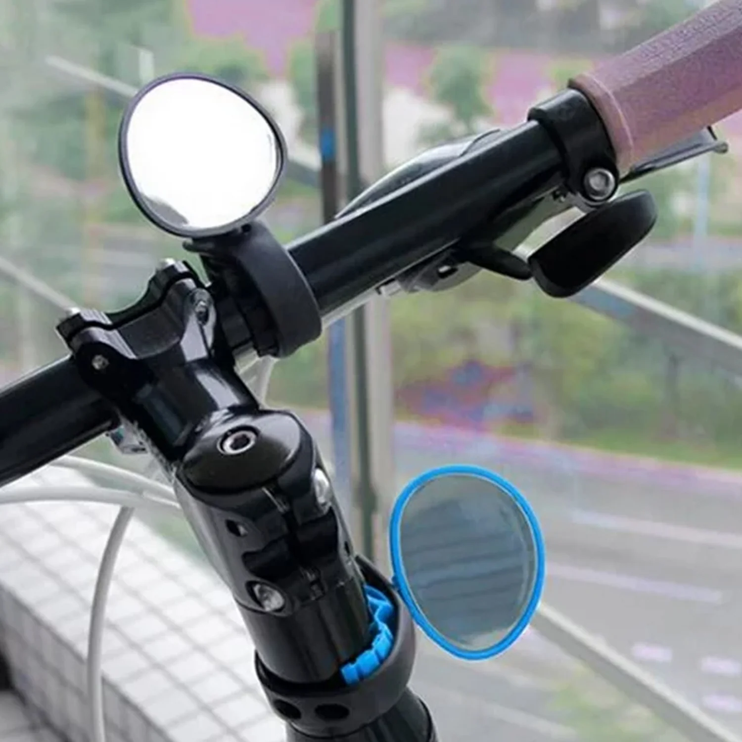 Bicycle 360 rotation Cycling Mirror Handlebar Rearview Mirror (1 Pc) - Image 5