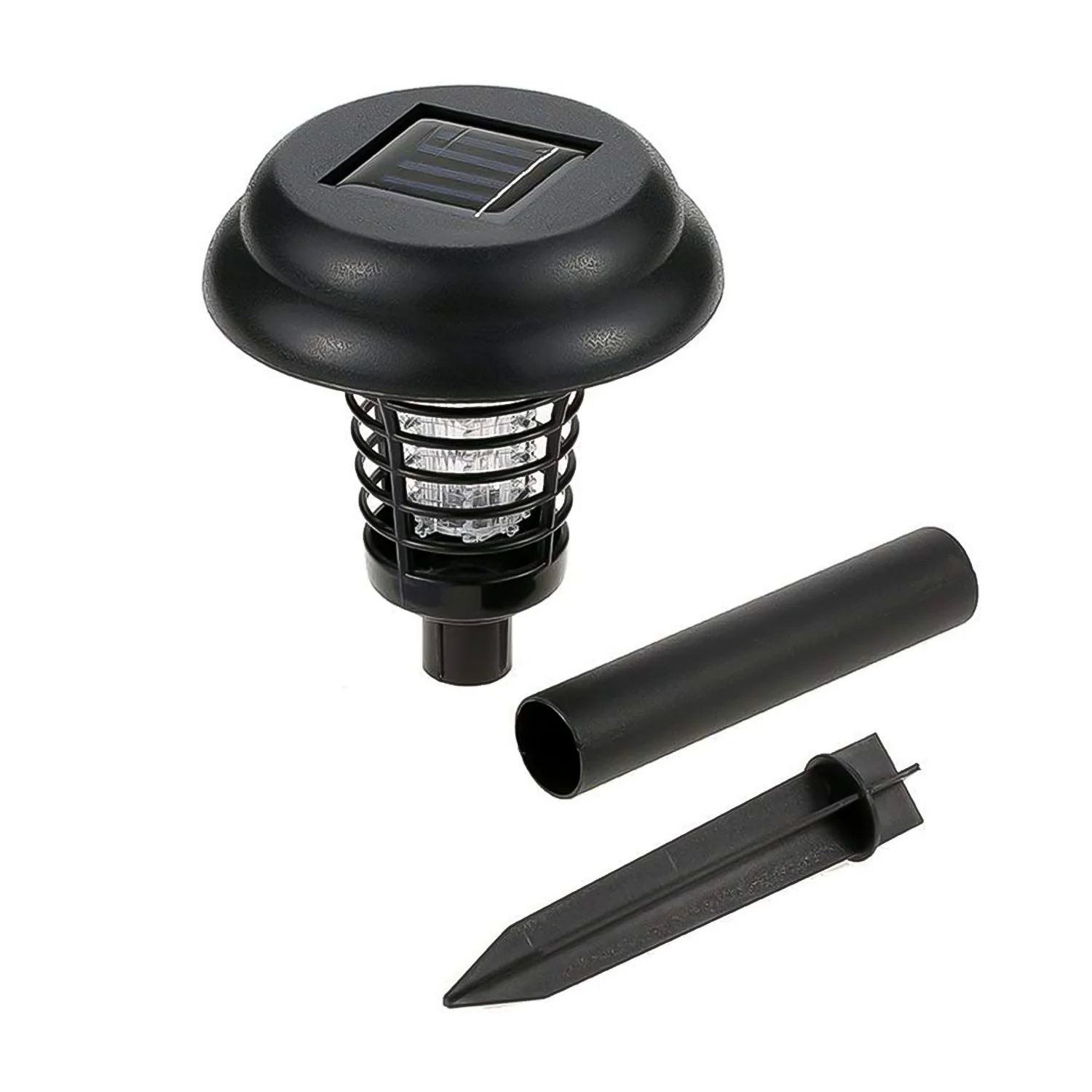 Garden Lighting UV LED Solar Powered LED Mosquito Trap / Bug Zapper  (2 Pc) - Image 5