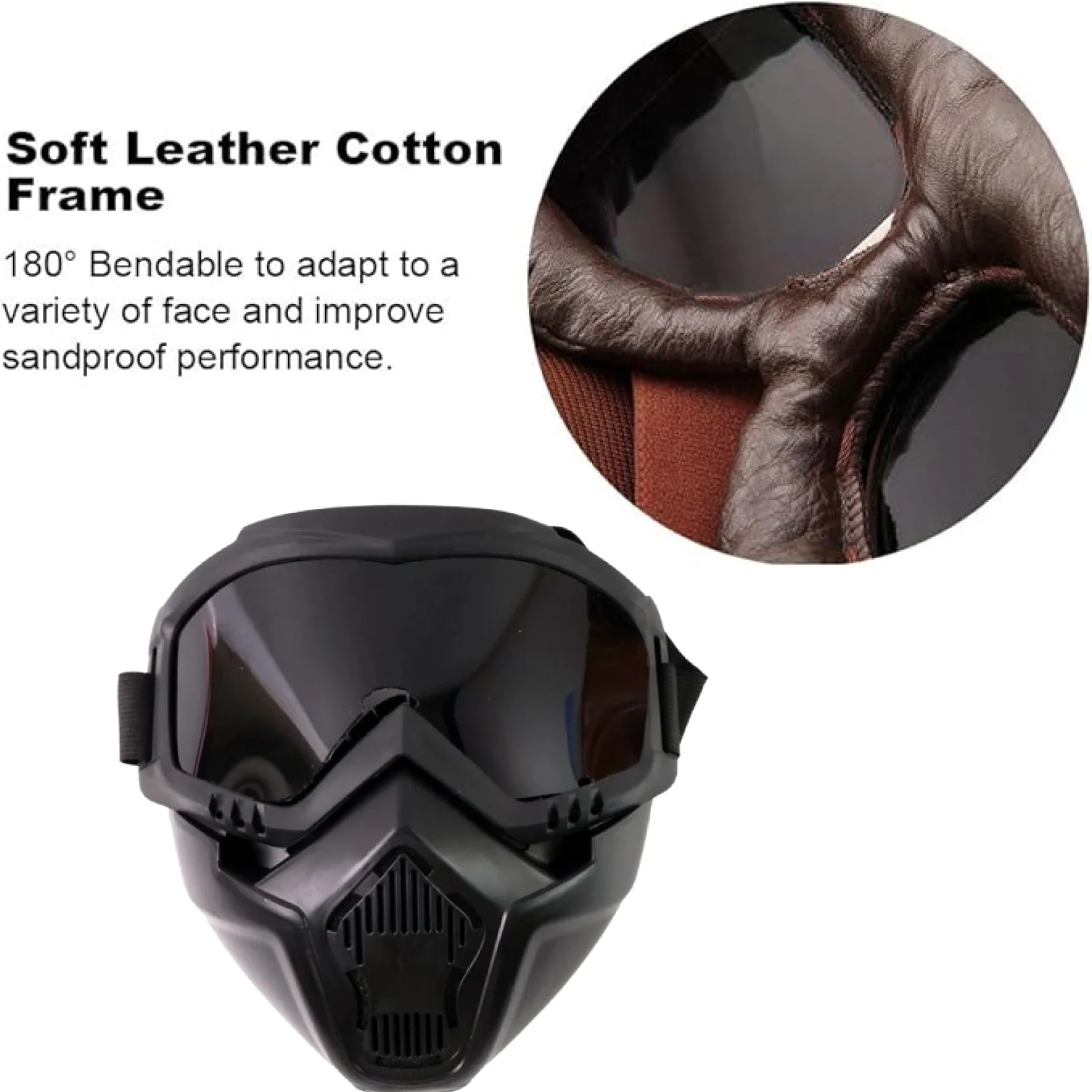Motorcycle Goggles Off-Road Helmet Goggles Windproof Glasses Goggles Mask (1 Pc) - Image 2