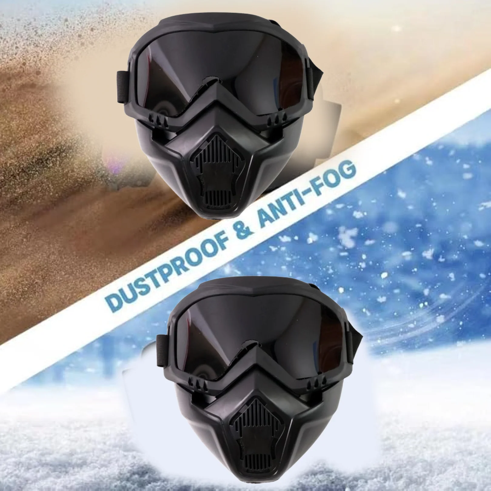 Motorcycle Goggles Off-Road Helmet Goggles Windproof Glasses Goggles Mask (1 Pc) - Image 5
