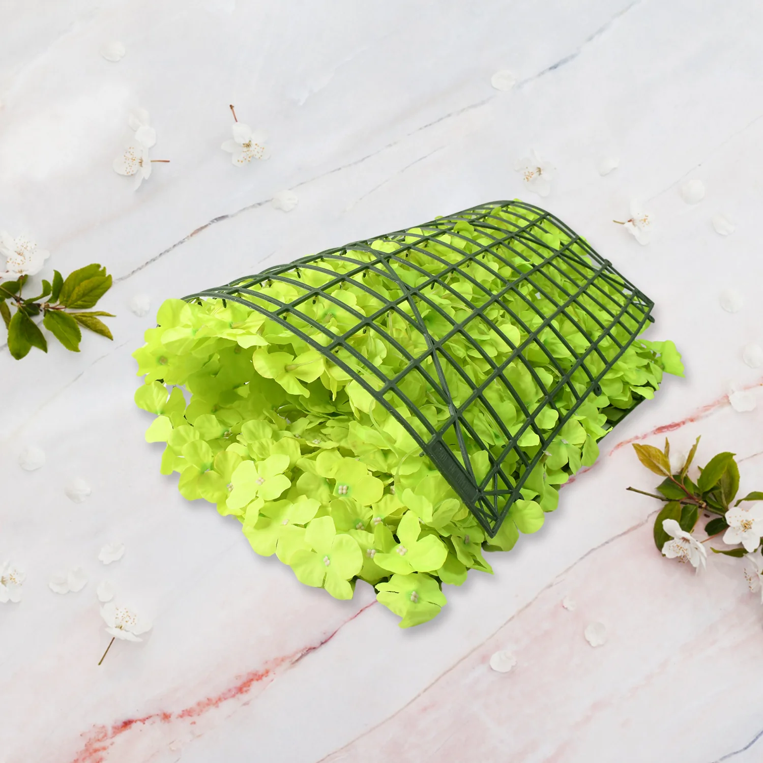 Plastic Wall Artificial Flowers Plant Base (60×40 CM / 1 Pc) - Image 6