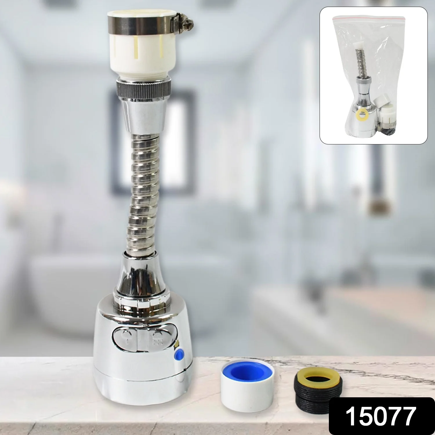 Water faucet Sprayer Extender for Kitchen Sink (1 Set) - Image 2