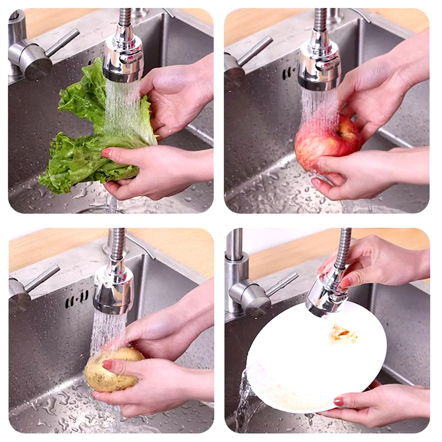 Water faucet Sprayer Extender for Kitchen Sink (1 Set) - Image 4