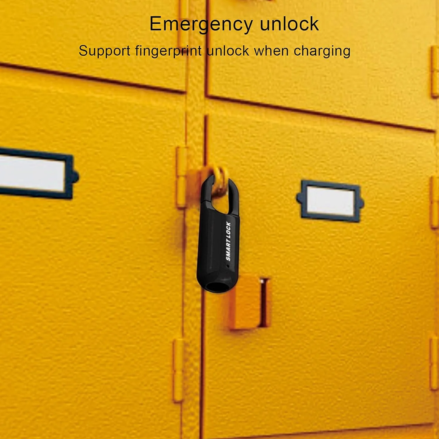 Small USB Rechargeable Smart Fingerprint Padlock for Locker - Image 3