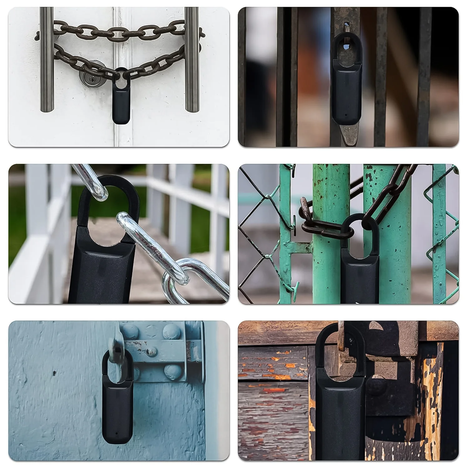 Small USB Rechargeable Smart Fingerprint Padlock for Locker - Image 5