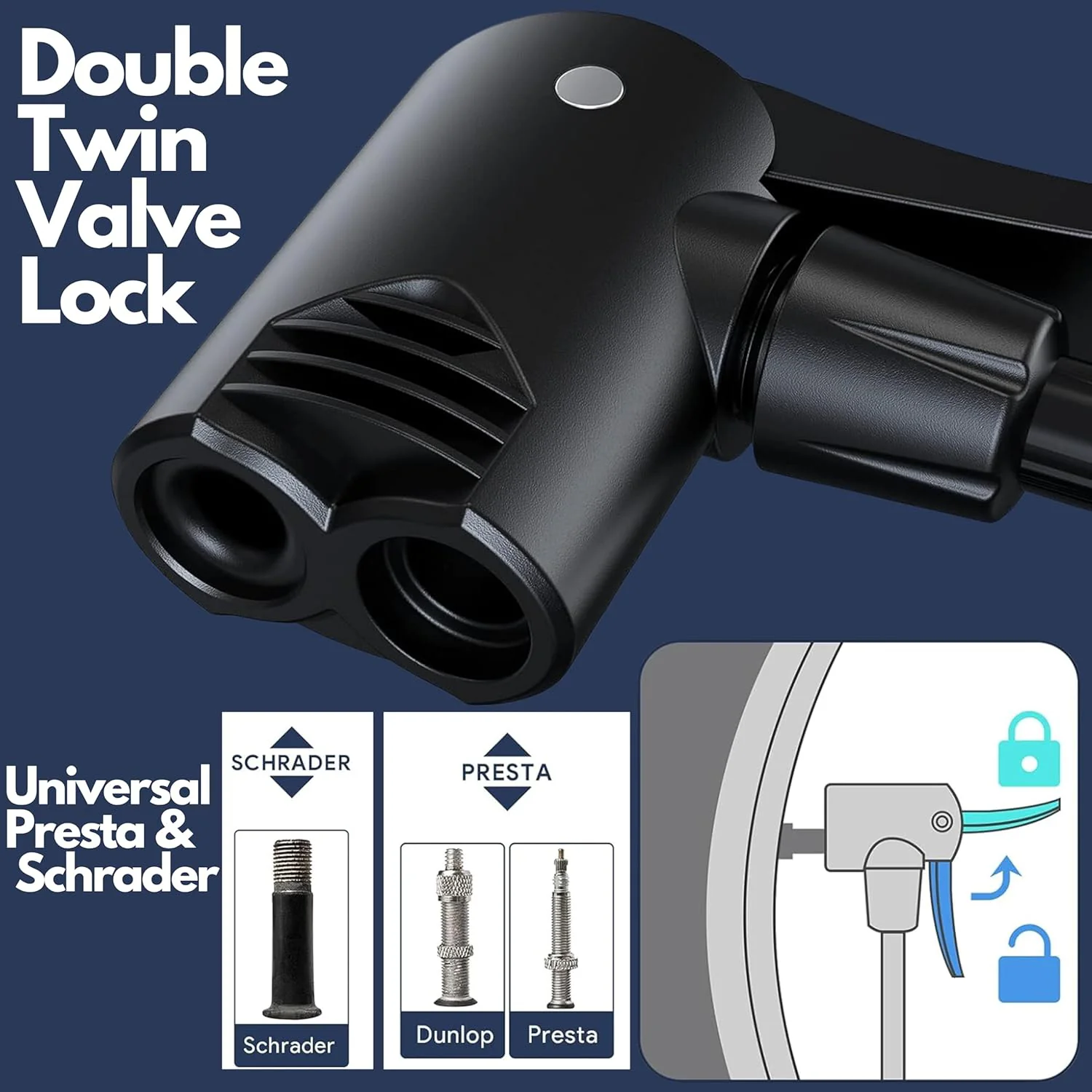 Portable High Pressure Foot Air Pump with Needle (1 Pc) - Image 8