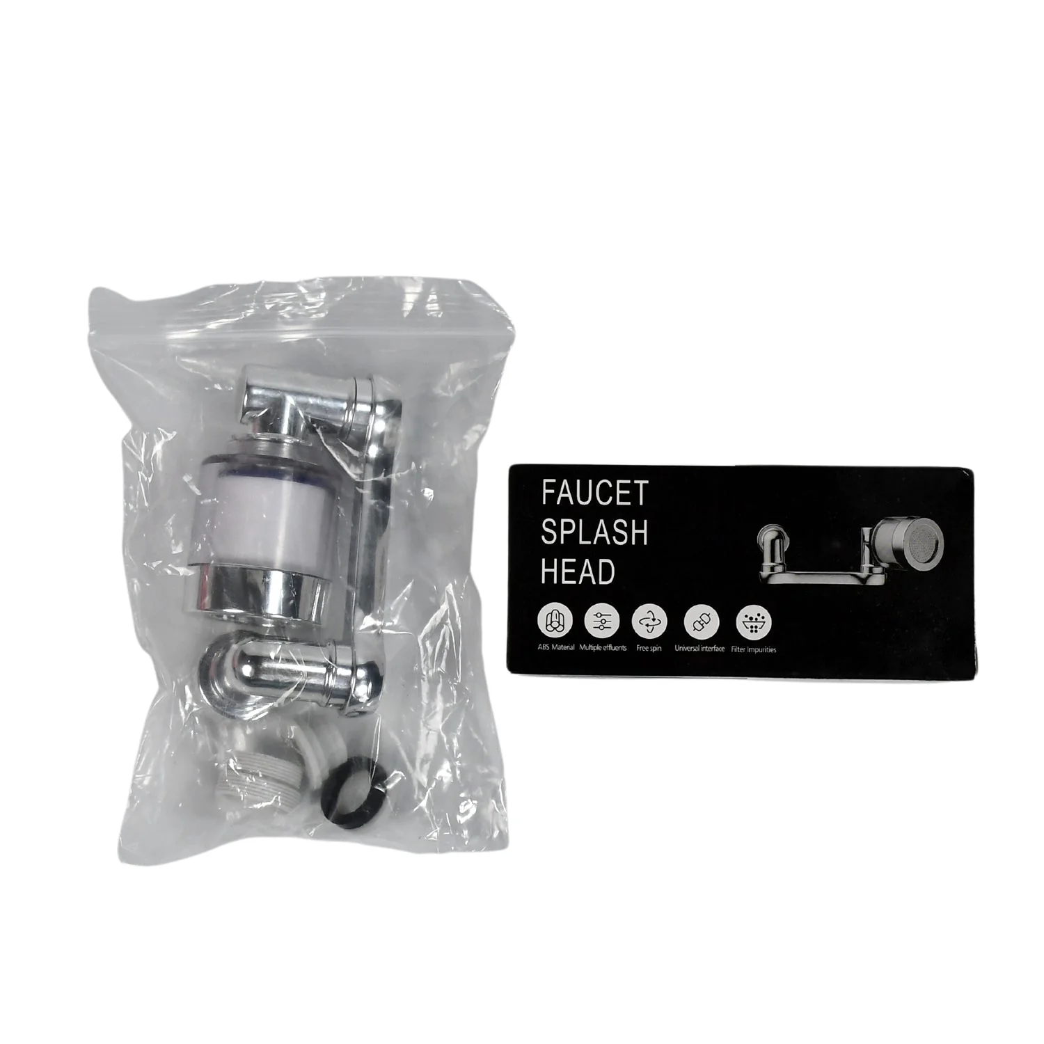 Rotating Splash Filter Faucet Sprayer Head Double O-ring Design For Bathroom Kitchen - Image 10