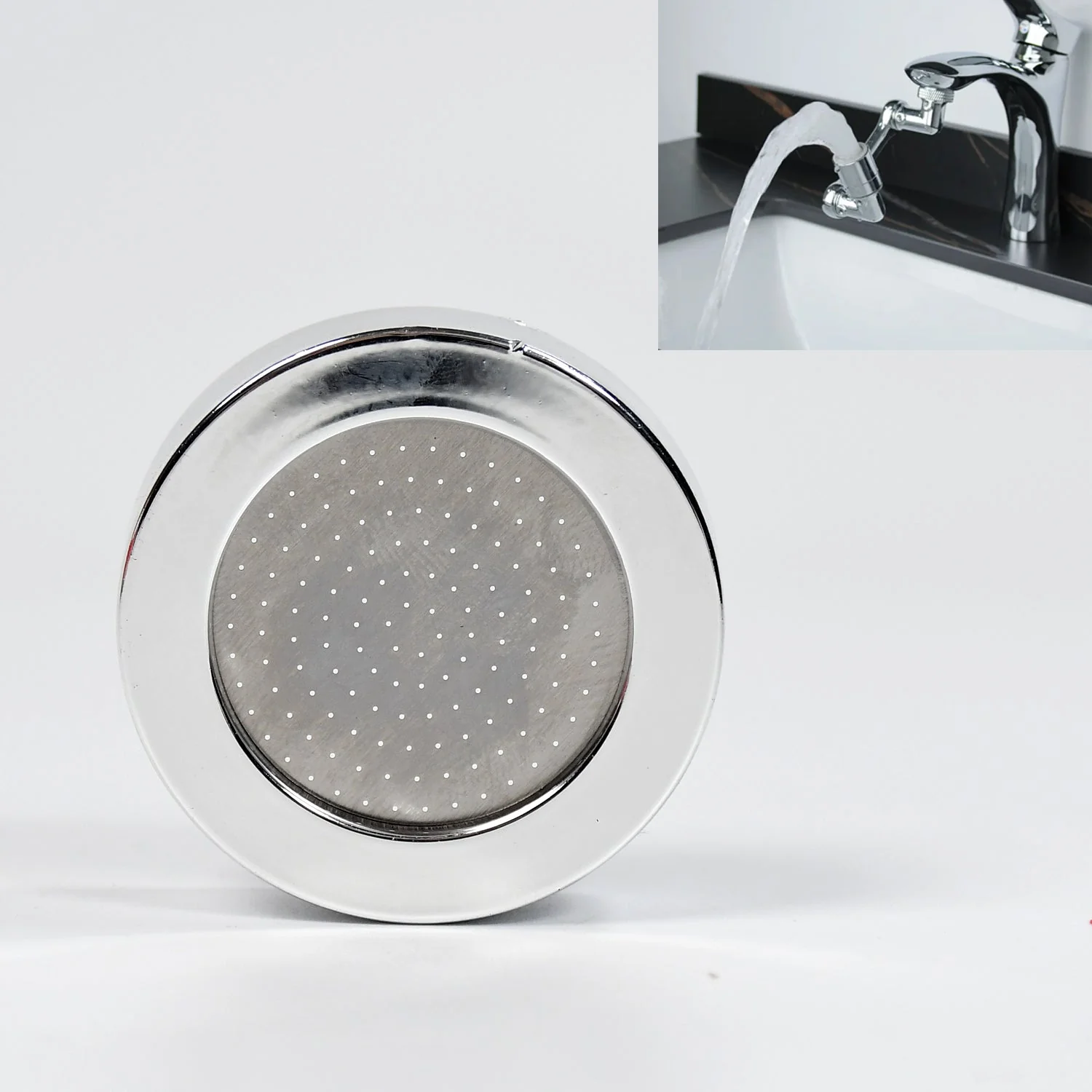 Rotating Splash Filter Faucet Sprayer Head Double O-ring Design For Bathroom Kitchen - Image 12