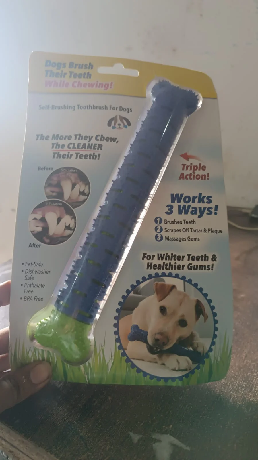 Dog Tooth Brush, Puppy Chew Toothbrush Stick Teeth Cleaning Dental Toys (1 Pc) - Image 8