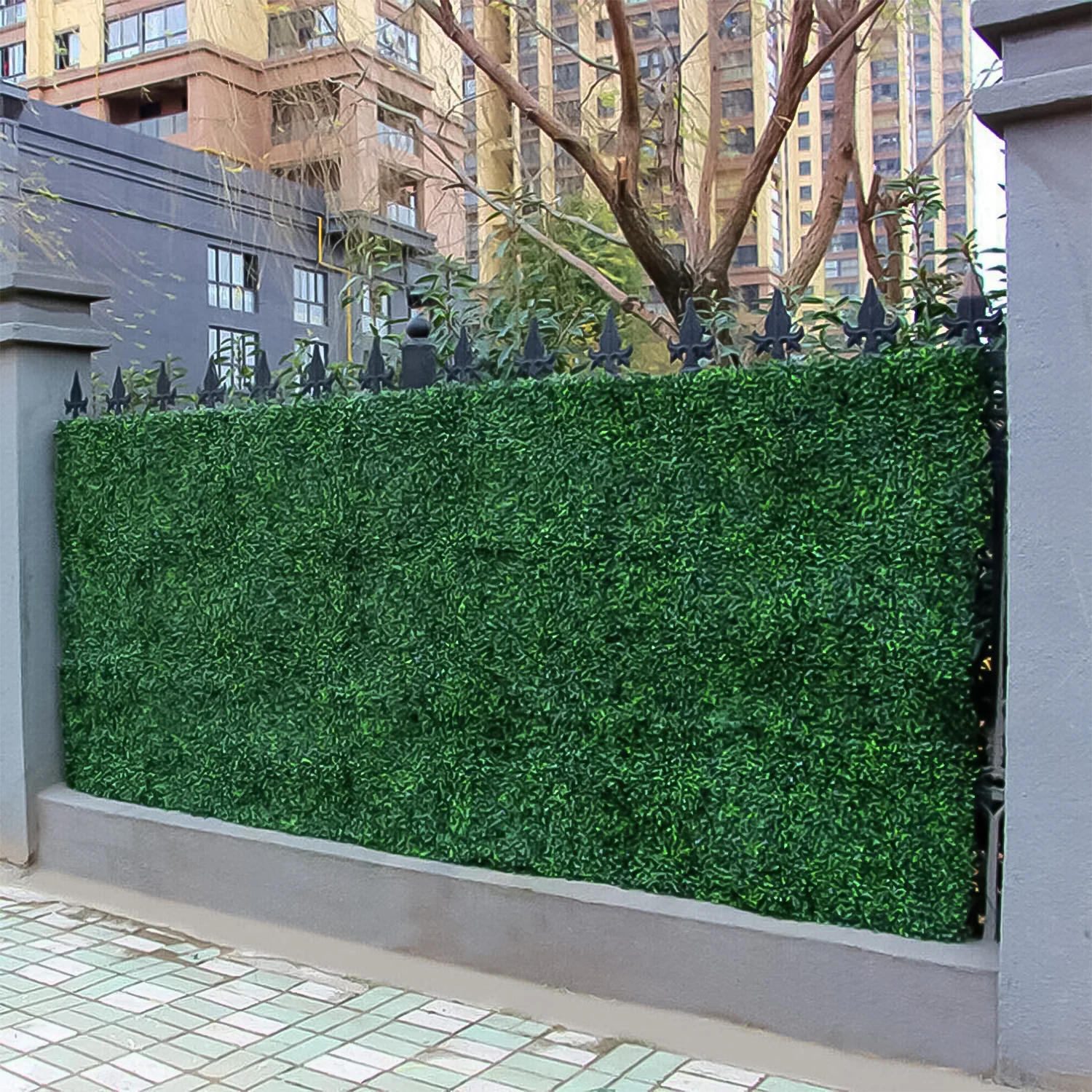 Plastic Wall Artificial Plant Base (60×40 CM / 1 Pc) - Image 4