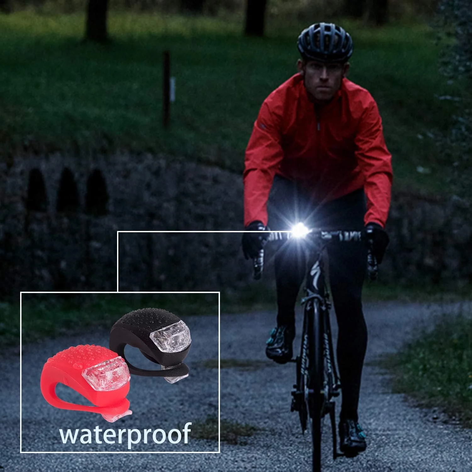 Silicone LED Bike Light Set (2 Pcs Set) - Image 10
