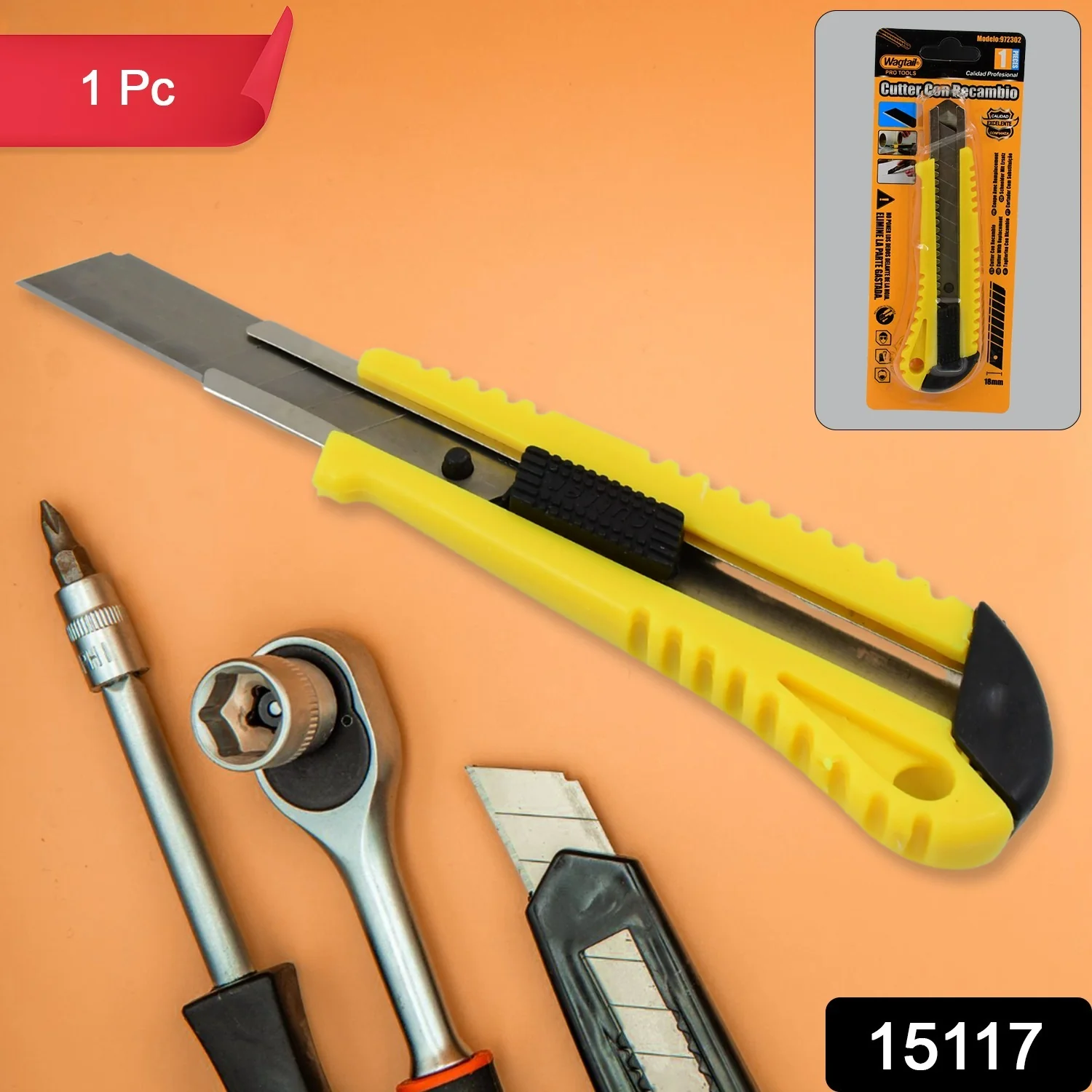 Heavy Duty, Working Cutter Knife (1 Pc) - Image 2